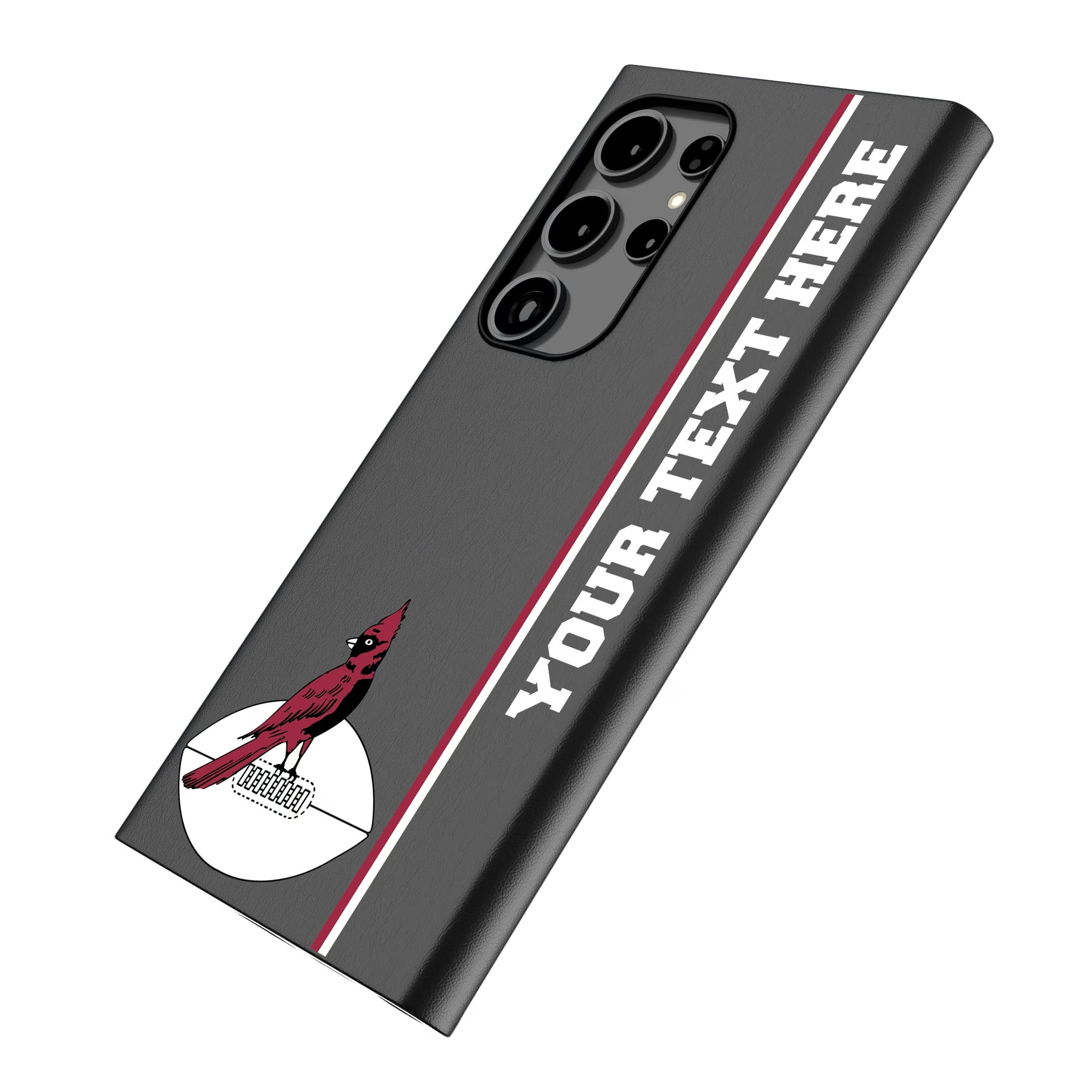 Chicago Cardinals 1947-1959 Historic Collection Personalized Sidebard Galaxy MagSafe Compatible Phone Case for Samsung Galaxy - Isometric View