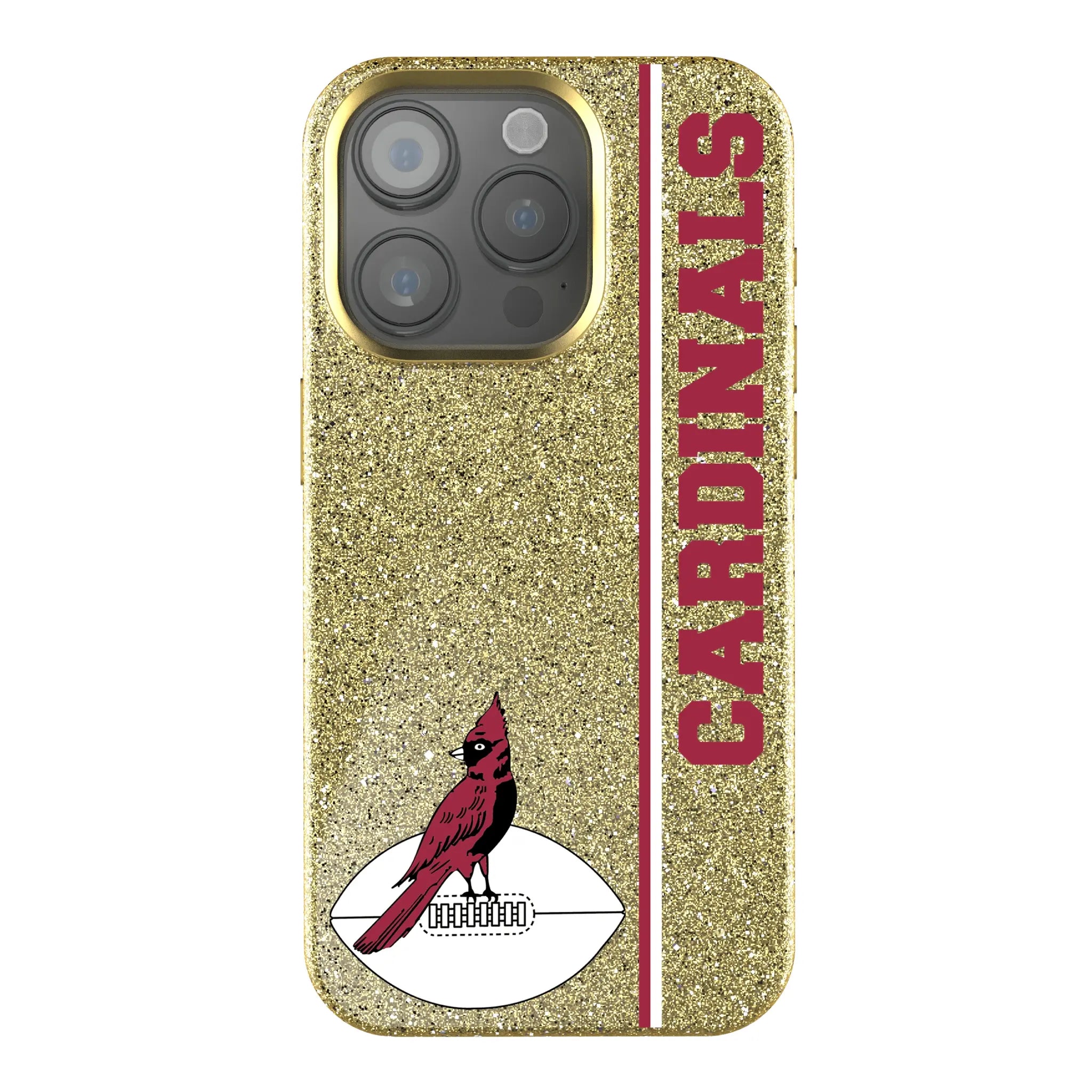 Chicago Cardinals 1947-1959 Historic Collection Sidebar iPhone Bling Phone Case for Apple iPhone