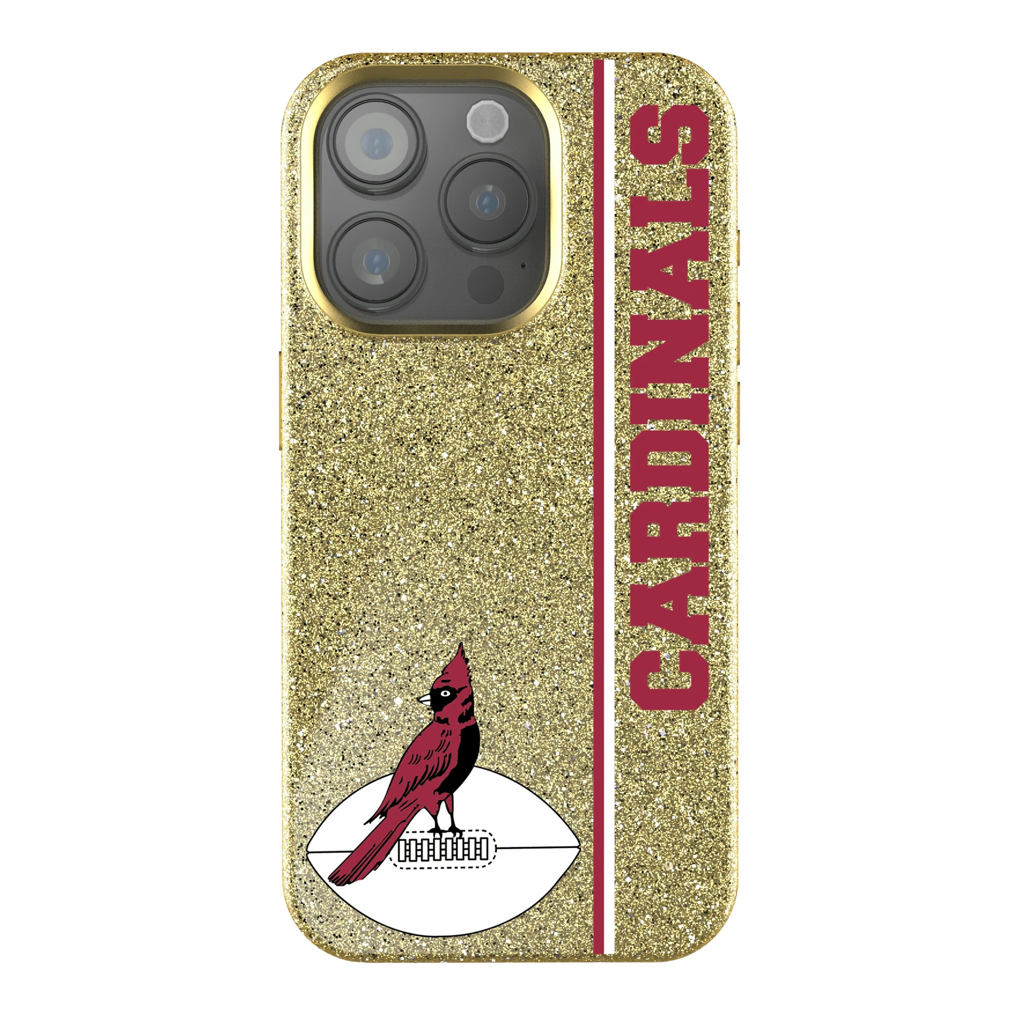 Chicago Cardinals 1947-1959 Historic Collection Sidebar iPhone Bling Phone Case for Apple iPhone