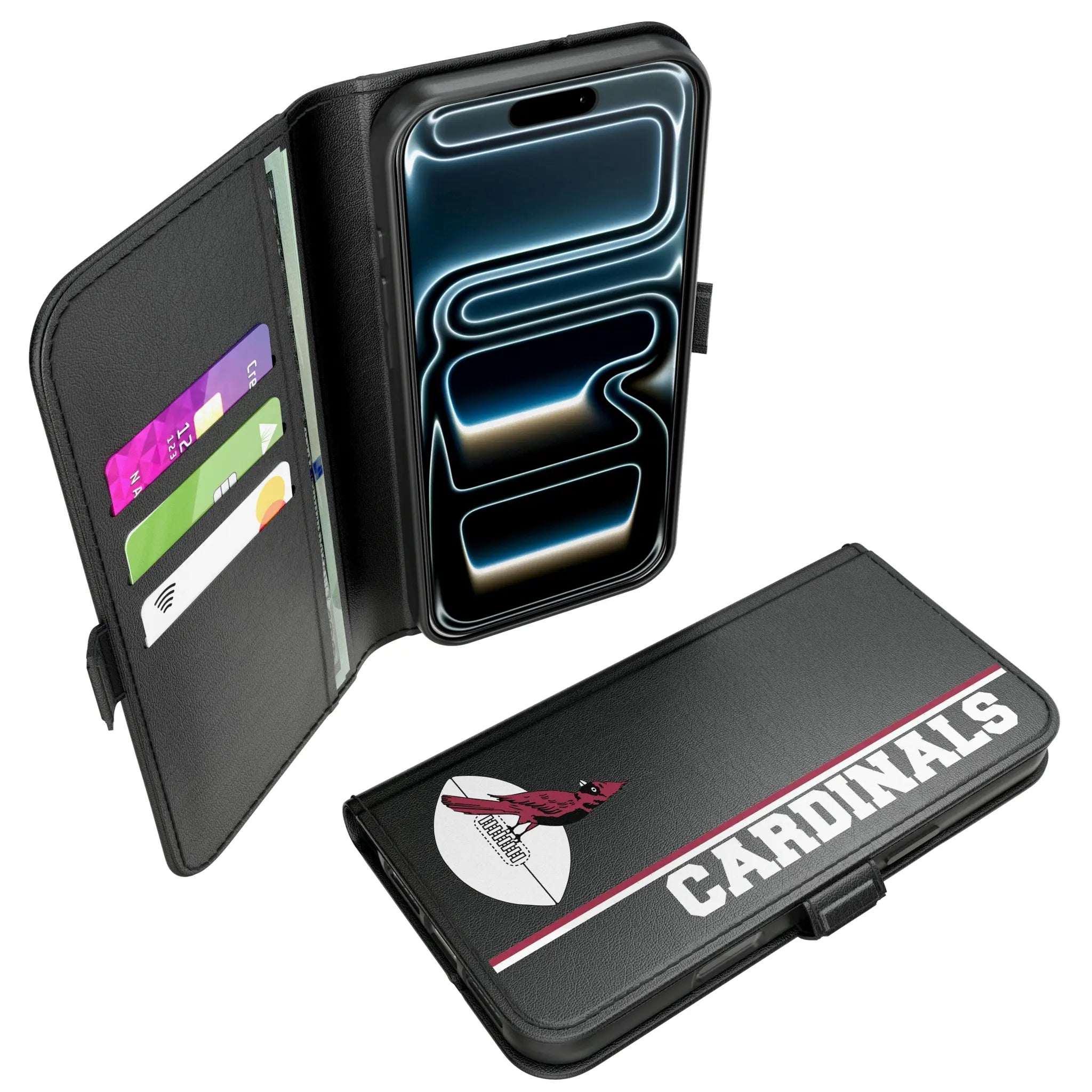 Chicago Cardinals 1947-1959 Historic Collection Sidebar iPhone Folio Phone Case for Apple iPhone#Device_iPhone 17 Pro Max