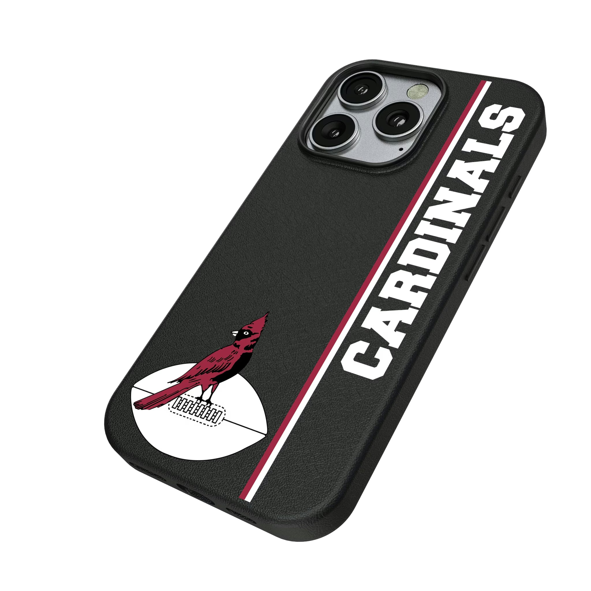 Chicago Cardinals 1947-1959 Historic Collection Sidebar iPhone MagSafe Compatible Phone Case for Apple iPhone - Isometric View