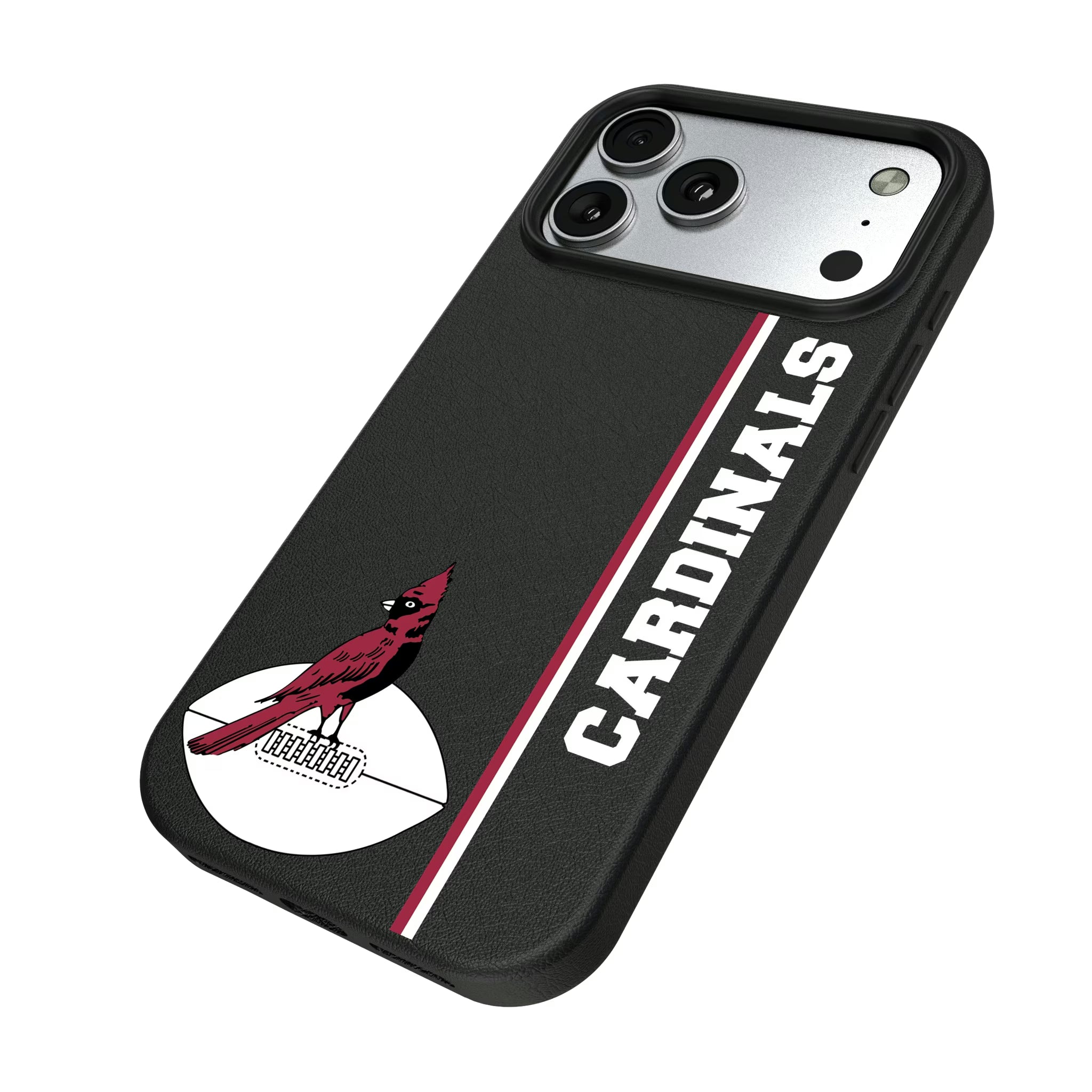 Chicago Cardinals 1947-1959 Historic Collection Sidebar iPhone MagSafe Compatible Phone Case for Apple iPhone - Isometric View#Device_iPhone 17 Pro Max