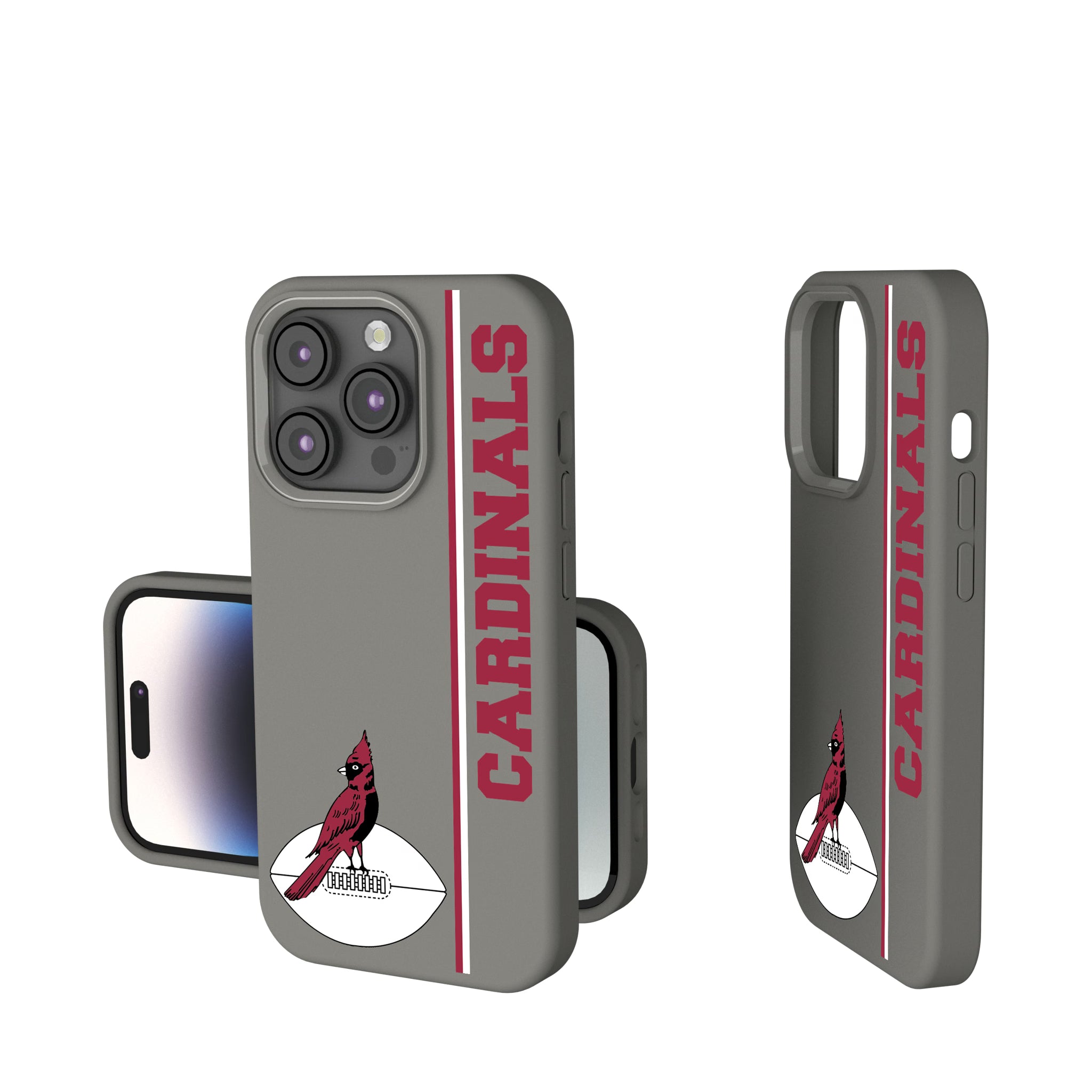 Chicago Cardinals 1947-1959 Historic Collection Sidebar iPhone Soft Touch Phone Case for Apple iPhone