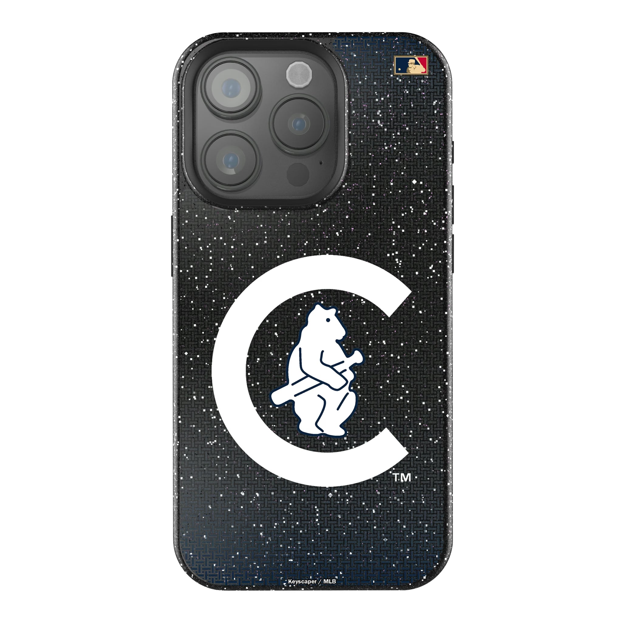Chicago Cubs 1911-1912 - Cooperstown Collection Linen iPhone Bling Phone Case for Apple iPhone