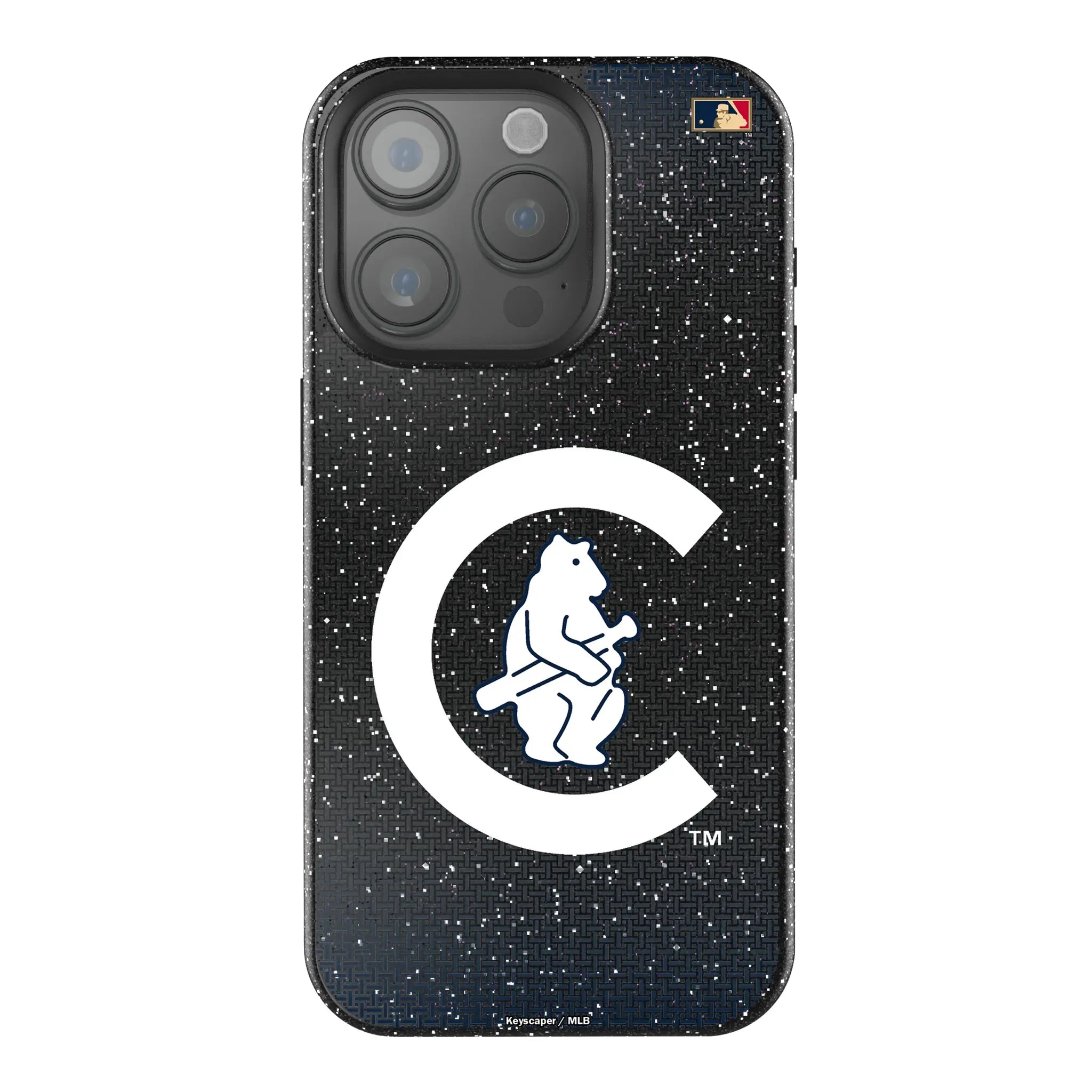 Chicago Cubs 1911-1912 - Cooperstown Collection Linen iPhone Bling Phone Case for Apple iPhone