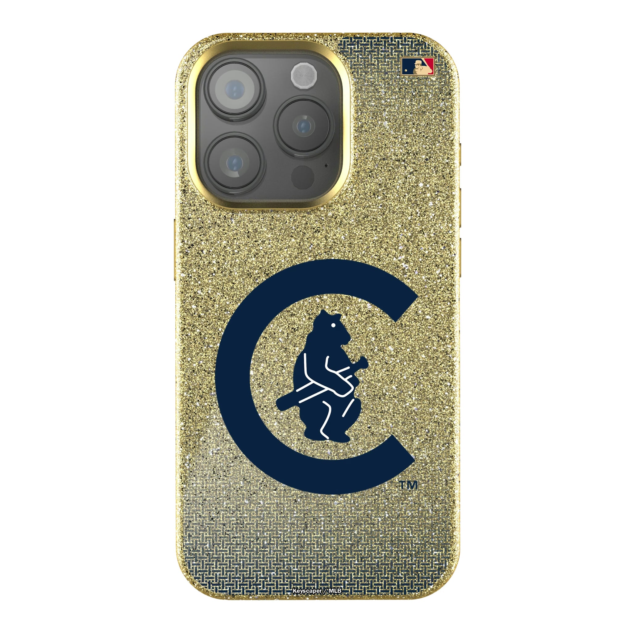 Chicago Cubs 1911-1912 - Cooperstown Collection Linen iPhone Bling Phone Case for Apple iPhone