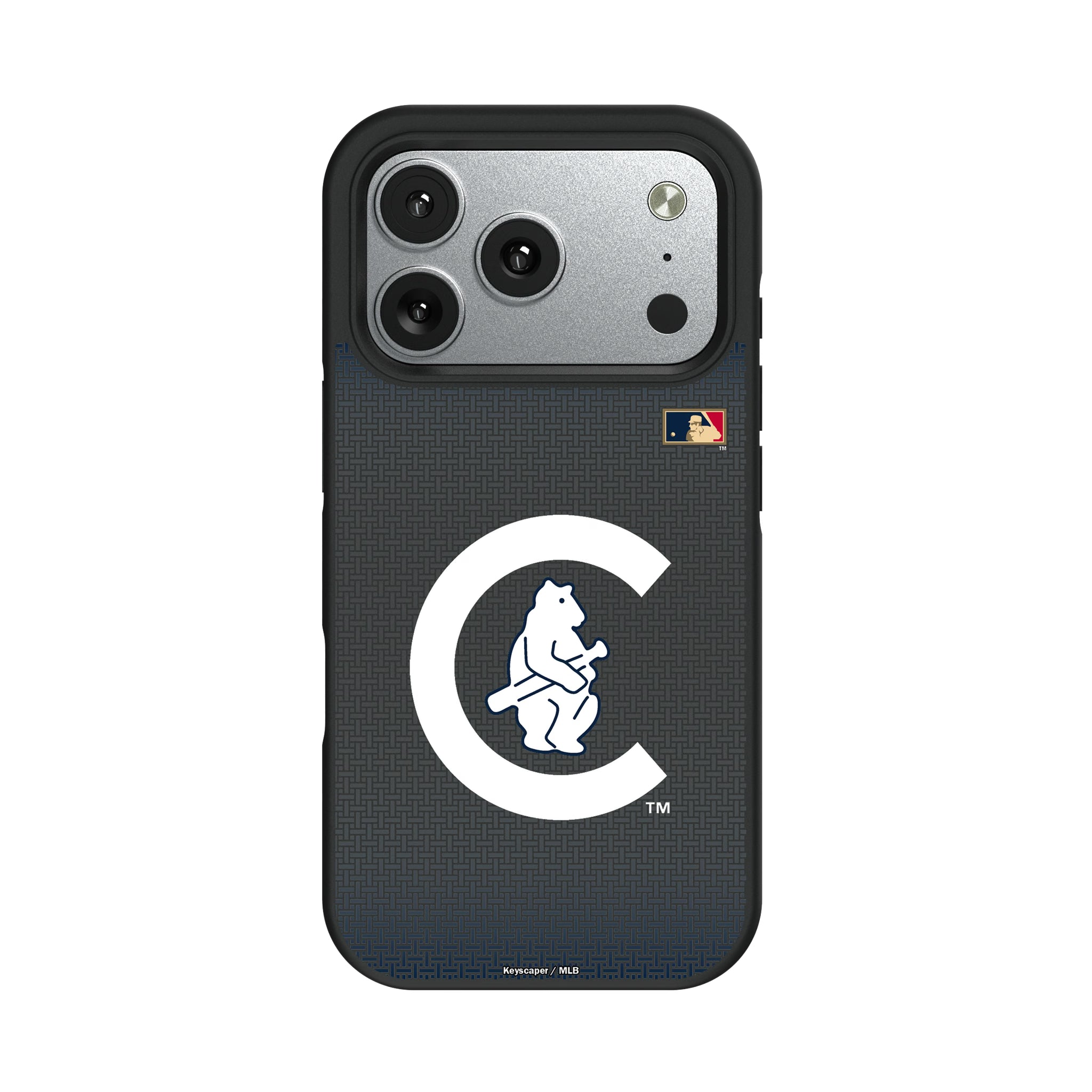Chicago Cubs 1911-1912 - Cooperstown Collection Linen iPhone Bump Phone Case for Apple iPhone#Device_iPhone 17 Pro