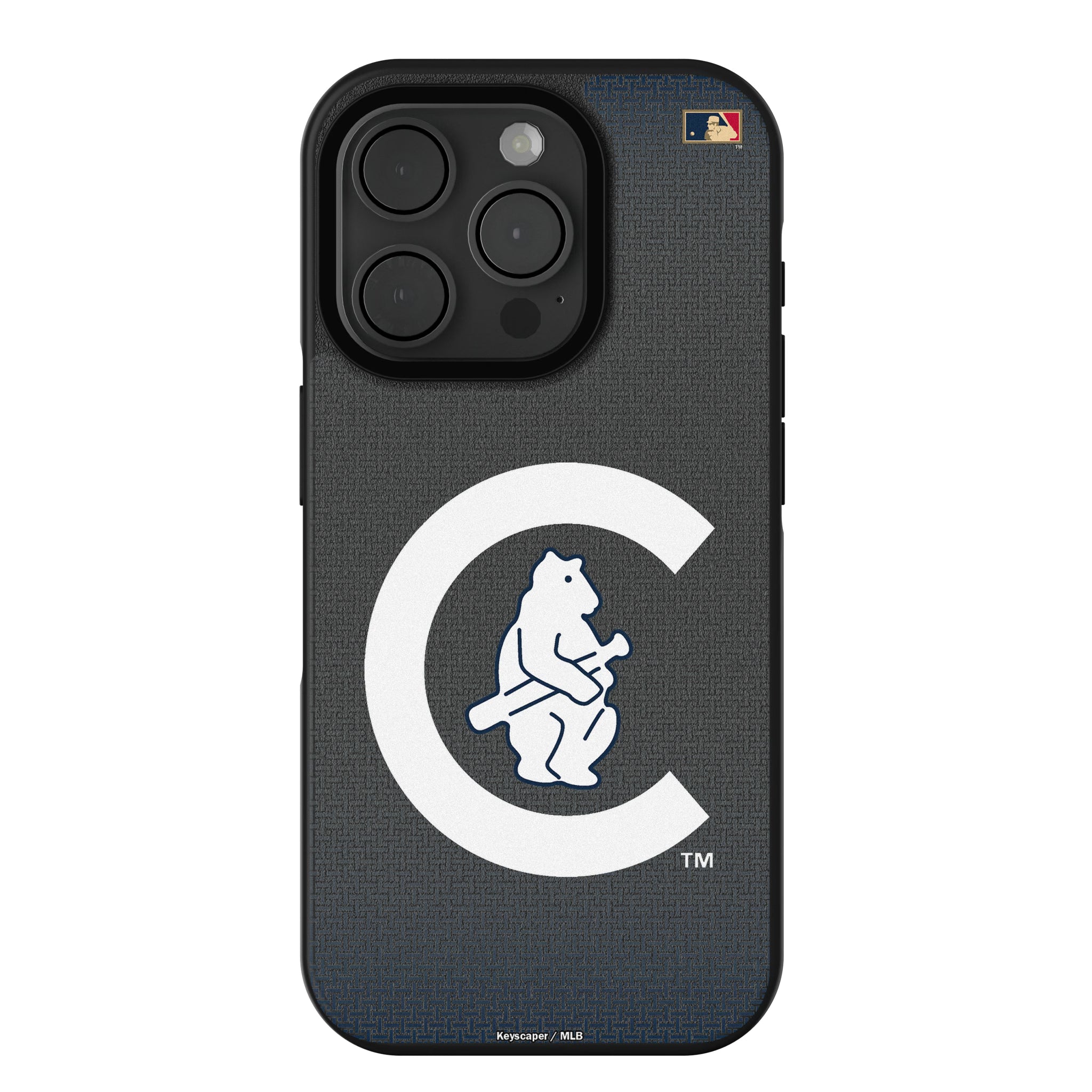 Chicago Cubs 1911-1912 - Cooperstown Collection Linen iPhone Bump Phone Case for Apple iPhone