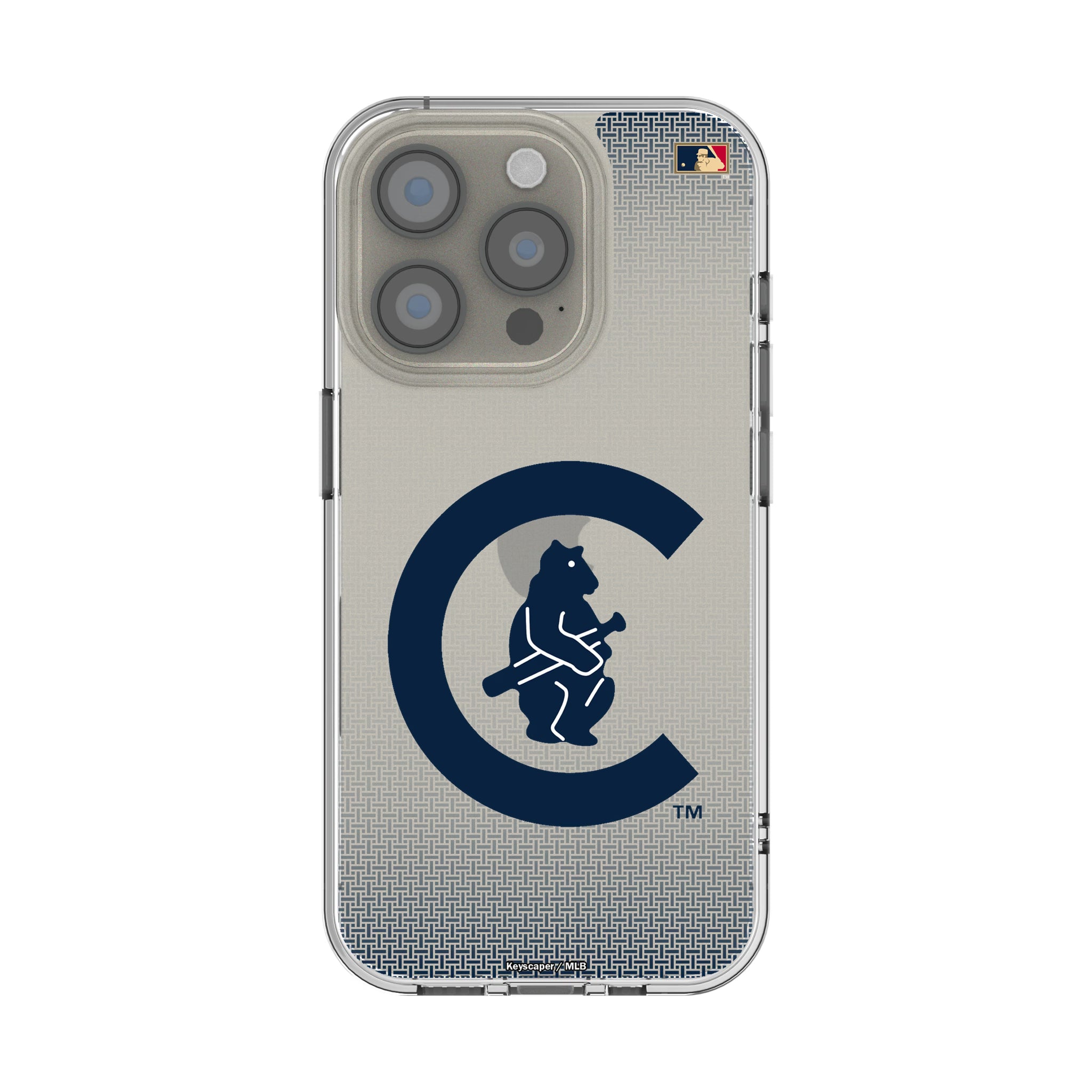Chicago Cubs 1911-1912 - Cooperstown Collection Linen iPhone Clear Phone Case for Apple iPhone