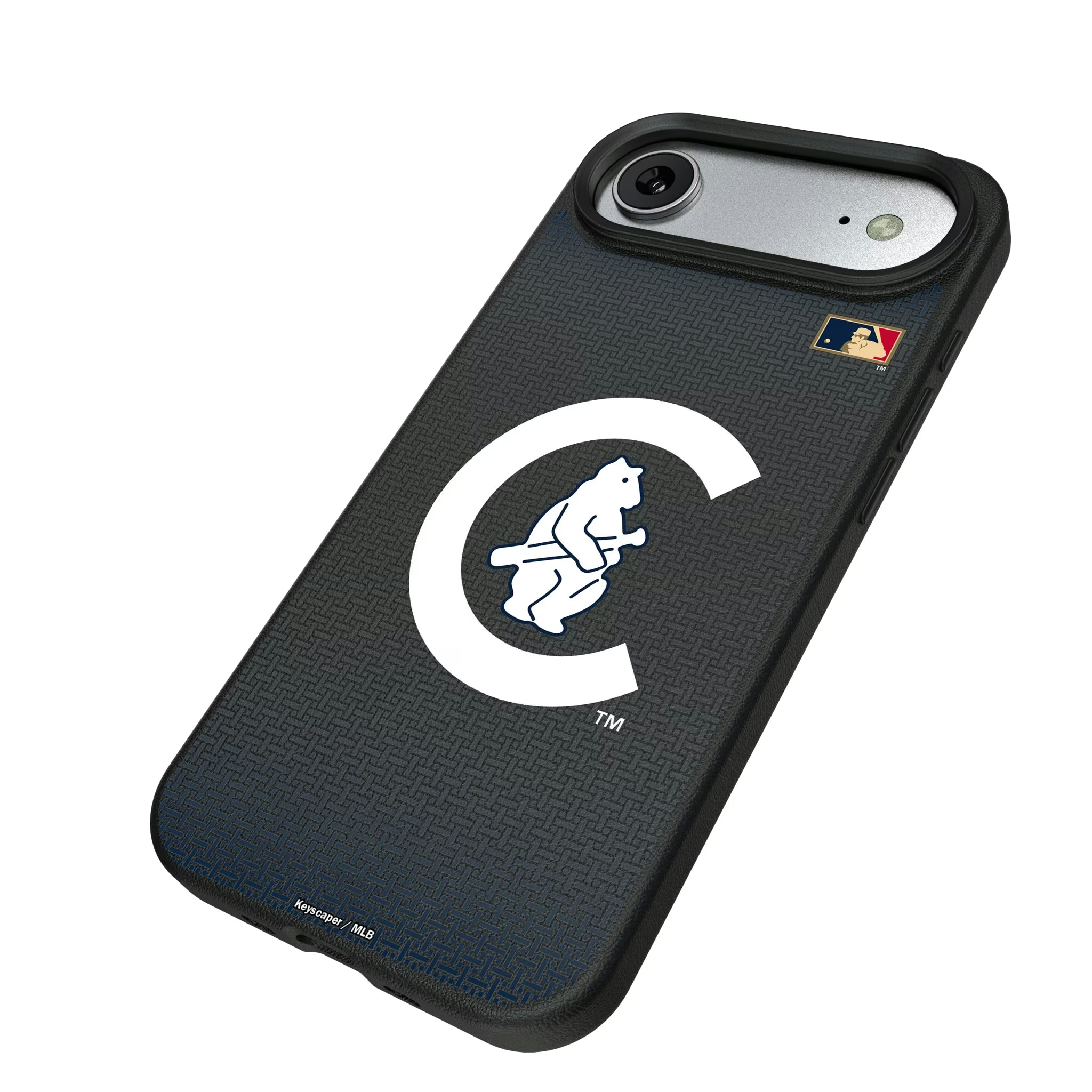 Chicago Cubs 1911-1912 - Cooperstown Collection Linen iPhone MagSafe Compatible Phone Case for Apple iPhone - Isometric View#Device_iPhone Air