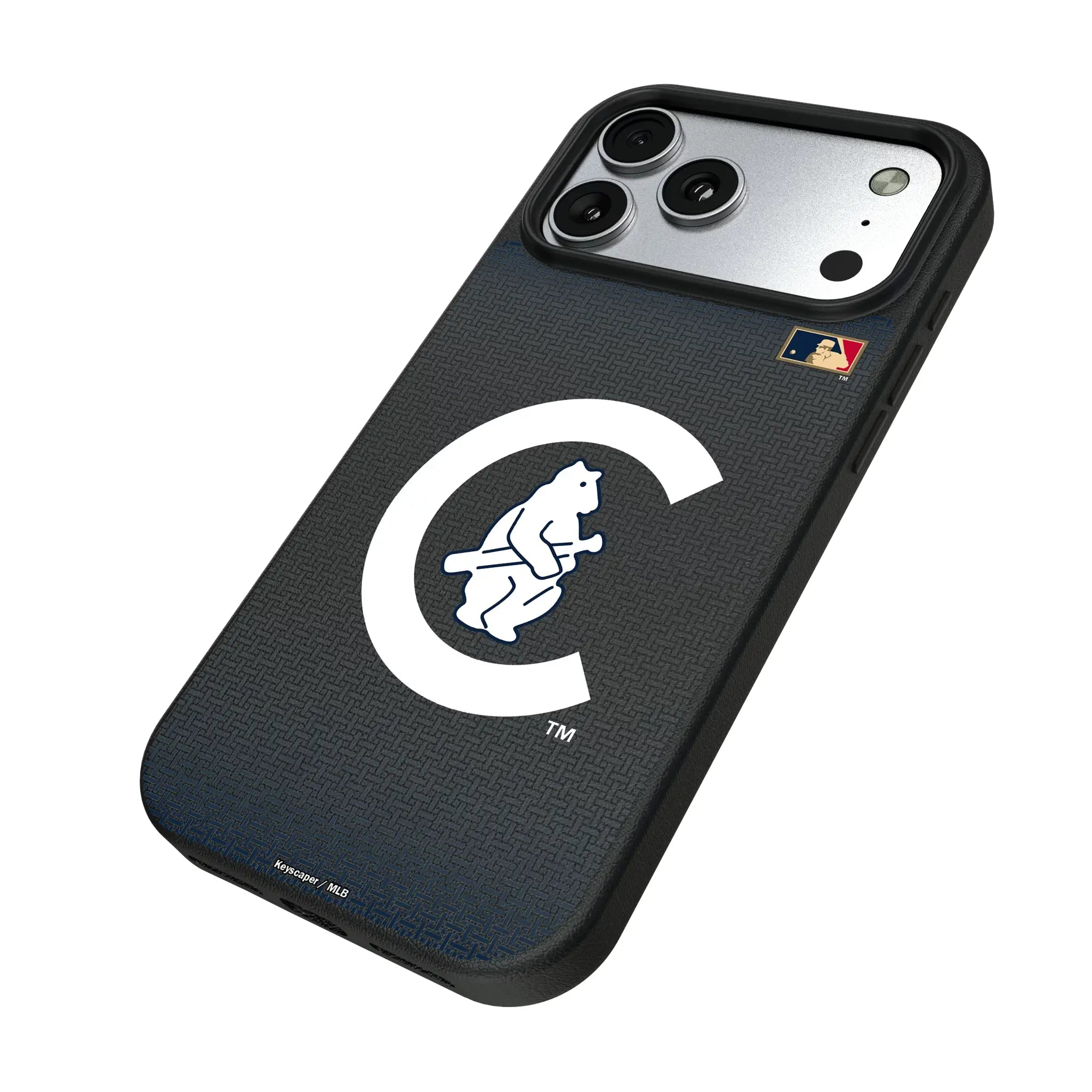 Chicago Cubs 1911-1912 - Cooperstown Collection Linen iPhone MagSafe Compatible Phone Case for Apple iPhone - Isometric View#Device_iPhone 17 Pro Max