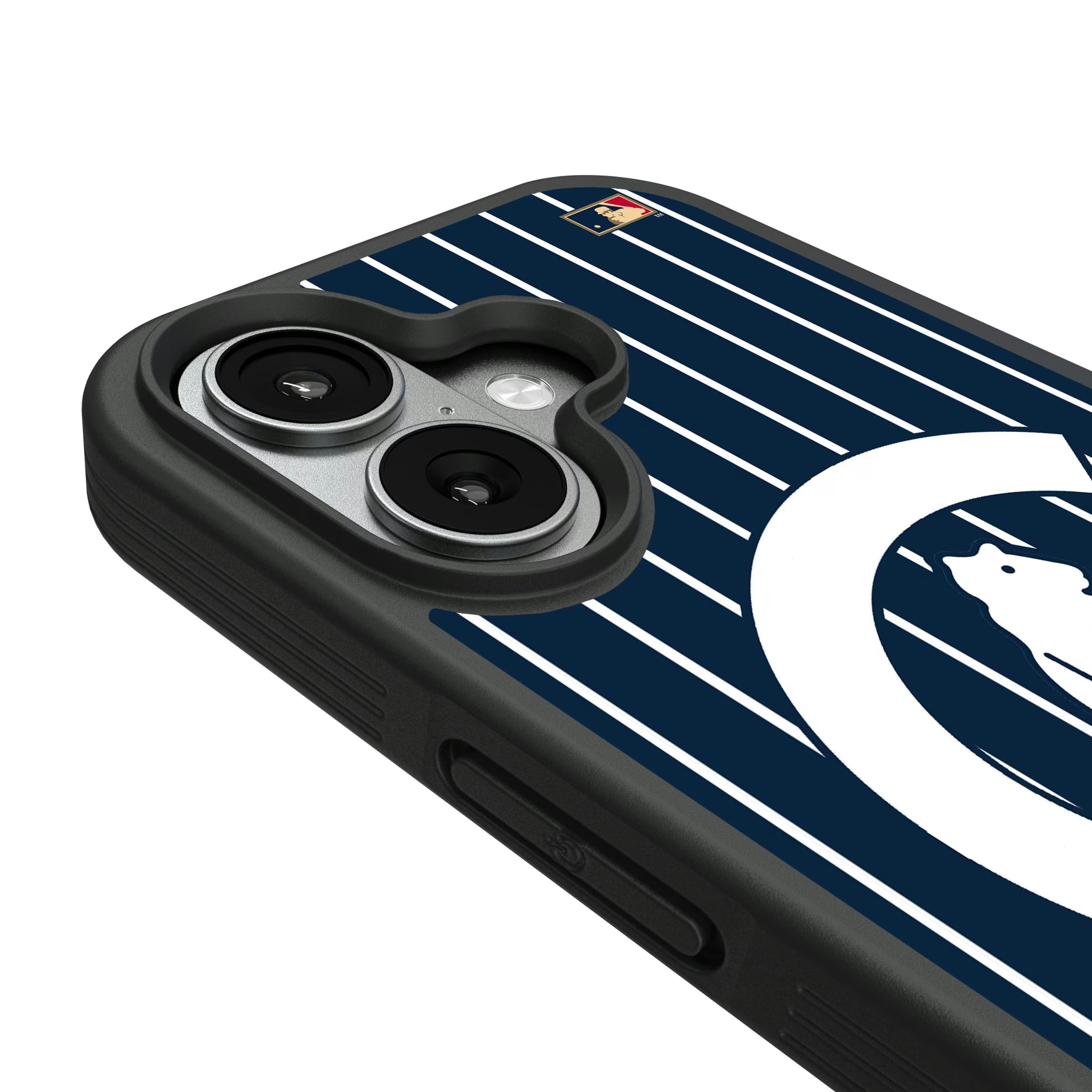 Chicago Cubs 1911-1912 - Cooperstown Collection Pinstripe iPhone Bump Phone Case for Apple iPhone - Detail#Device_iPhone 17