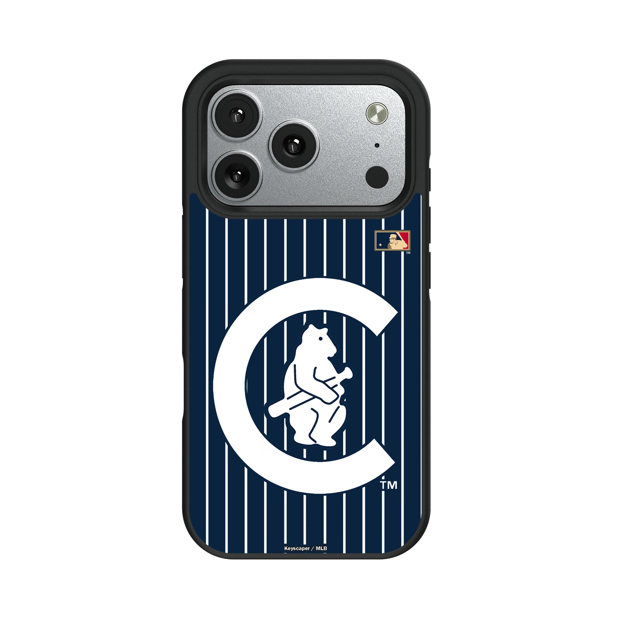 Chicago Cubs 1911-1912 - Cooperstown Collection Pinstripe iPhone Bump Phone Case for Apple iPhone#Device_iPhone 17 Pro