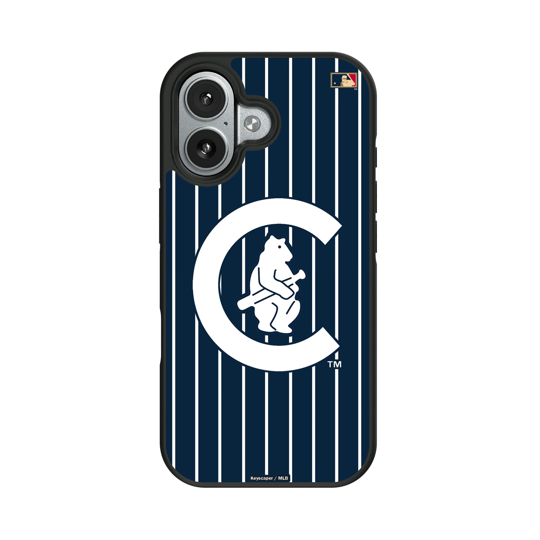 Chicago Cubs 1911-1912 - Cooperstown Collection Pinstripe iPhone Bump Phone Case for Apple iPhone#Device_iPhone 17