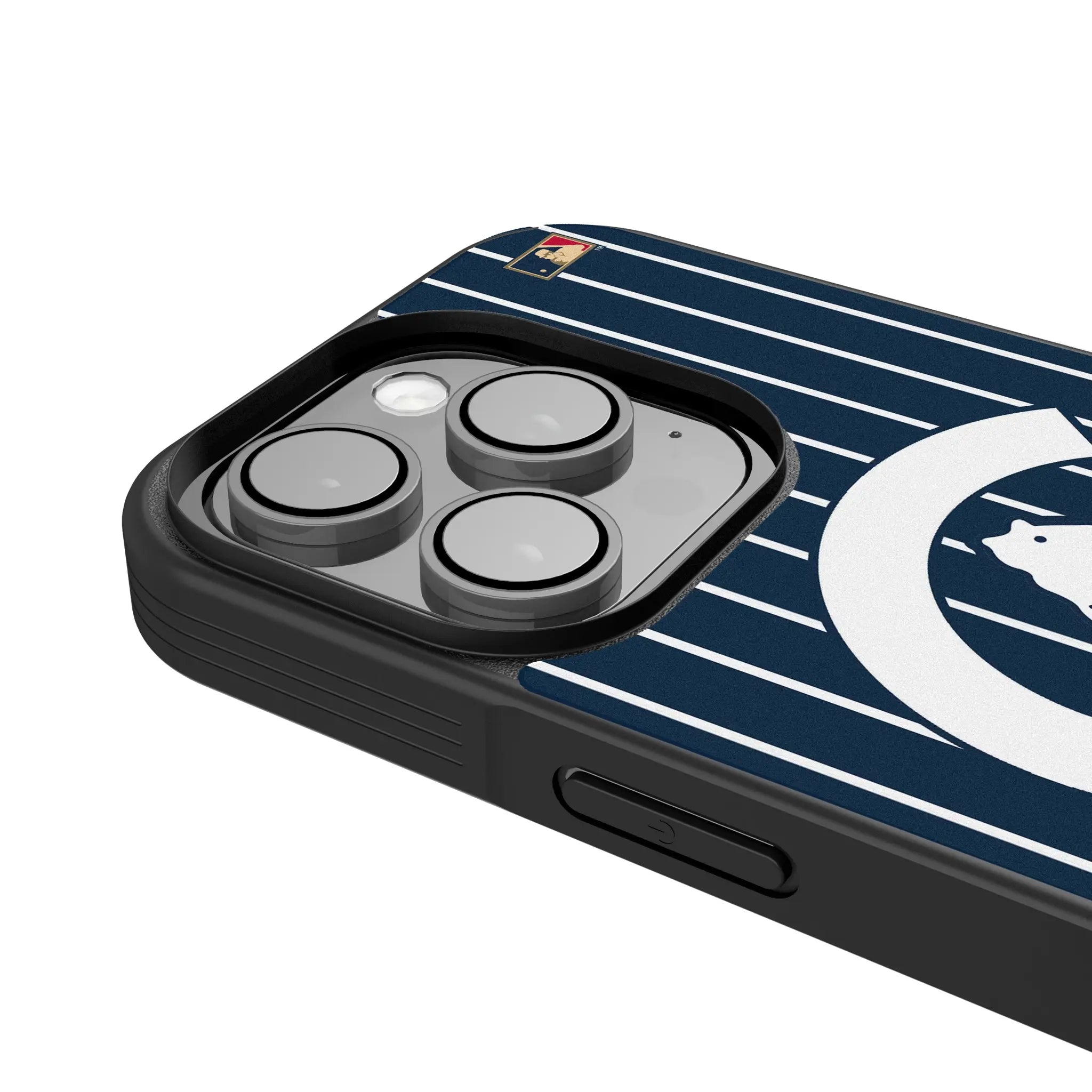 Chicago Cubs 1911-1912 - Cooperstown Collection Pinstripe iPhone Bump Phone Case for Apple iPhone - Detail