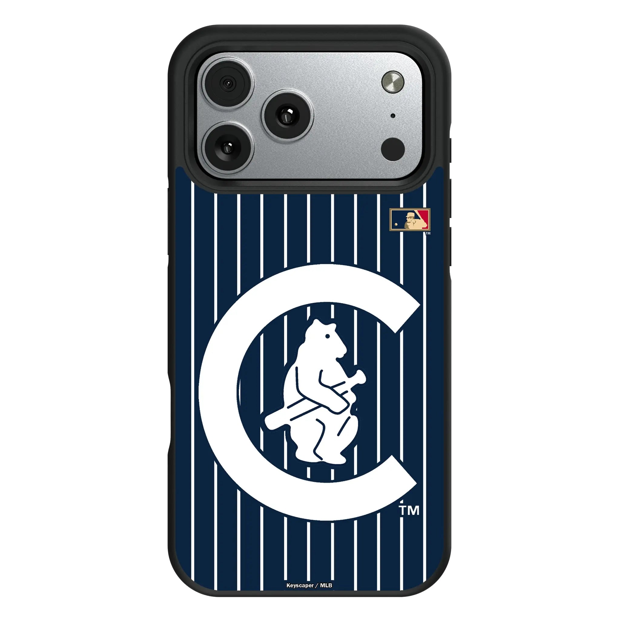 Chicago Cubs 1911-1912 - Cooperstown Collection Pinstripe iPhone Bump Phone Case for Apple iPhone#Device_iPhone 17 Pro Max