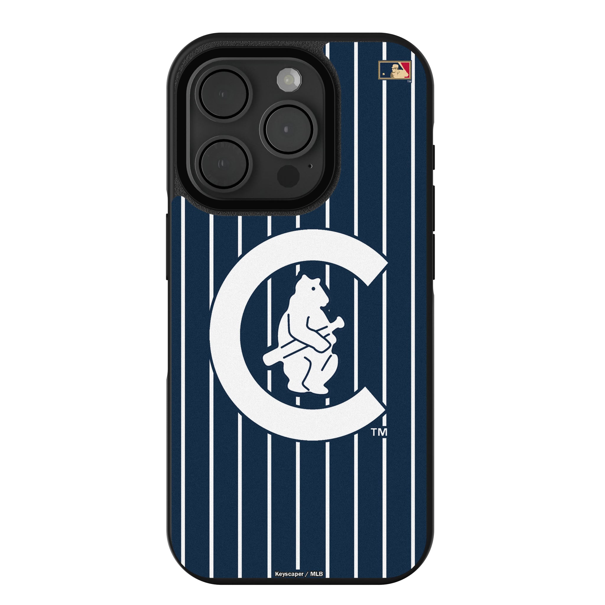 Chicago Cubs 1911-1912 - Cooperstown Collection Pinstripe iPhone Bump Phone Case for Apple iPhone