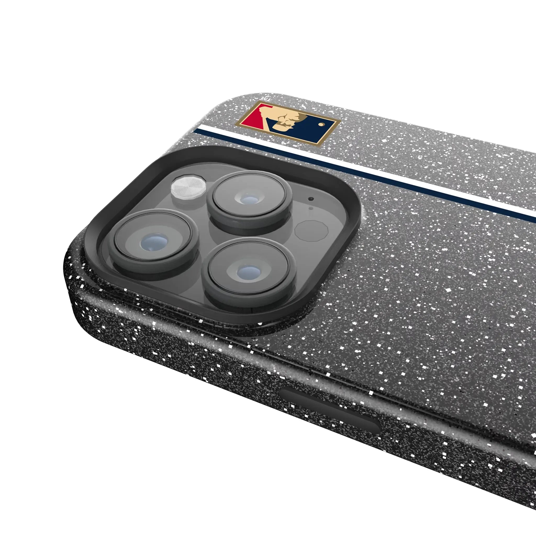 Chicago Cubs 1911-1912 - Cooperstown Collection Sidebar iPhone Bling Phone Case for Apple iPhone - Detail