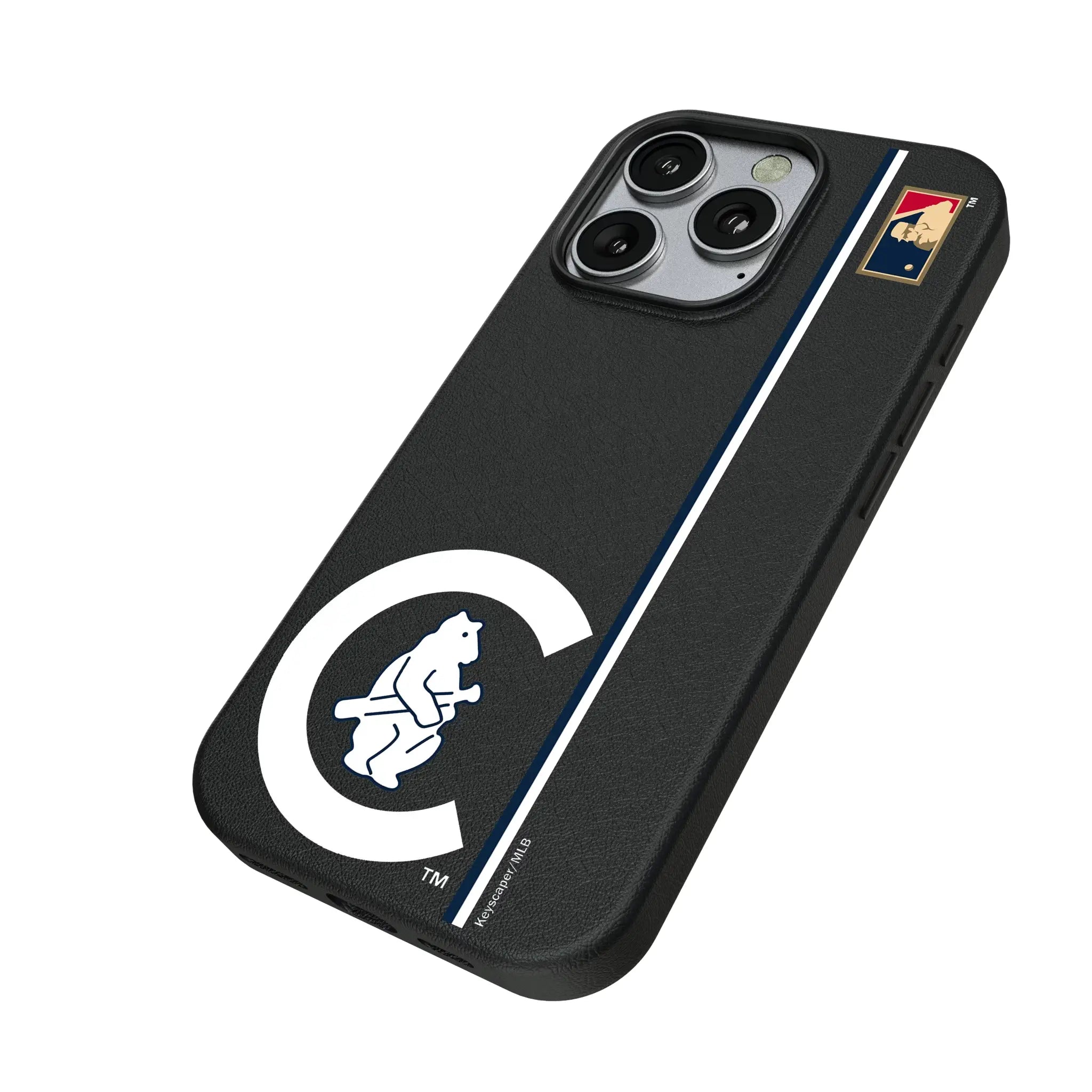 Chicago Cubs 1911-1912 - Cooperstown Collection Sidebar iPhone MagSafe Compatible Phone Case for Apple iPhone - Isometric View