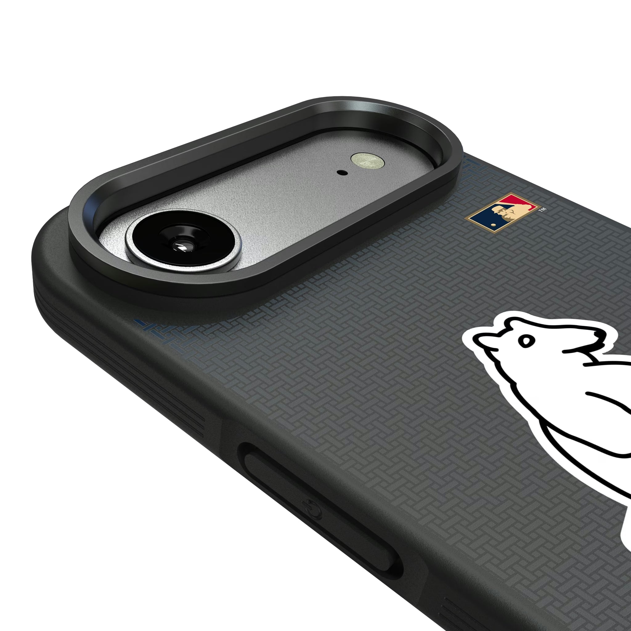 Chicago Cubs 1914 - Cooperstown Collection Linen iPhone Bump Phone Case for Apple iPhone - Detail#Device_iPhone Air