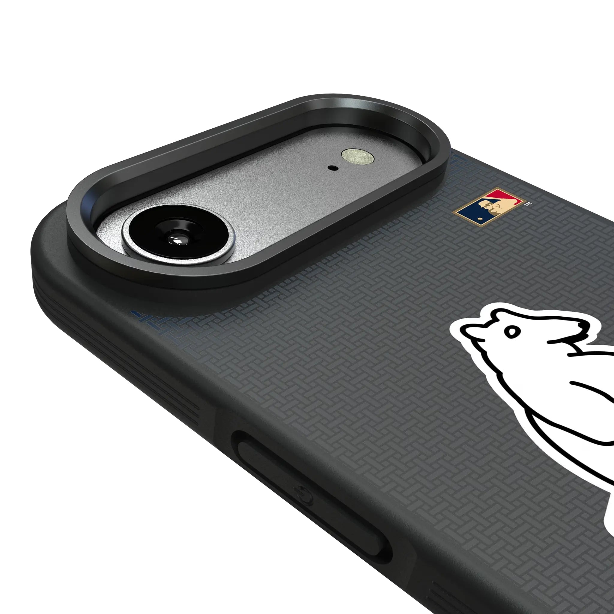 Chicago Cubs 1914 - Cooperstown Collection Linen iPhone Bump Phone Case for Apple iPhone - Detail#Device_iPhone Air