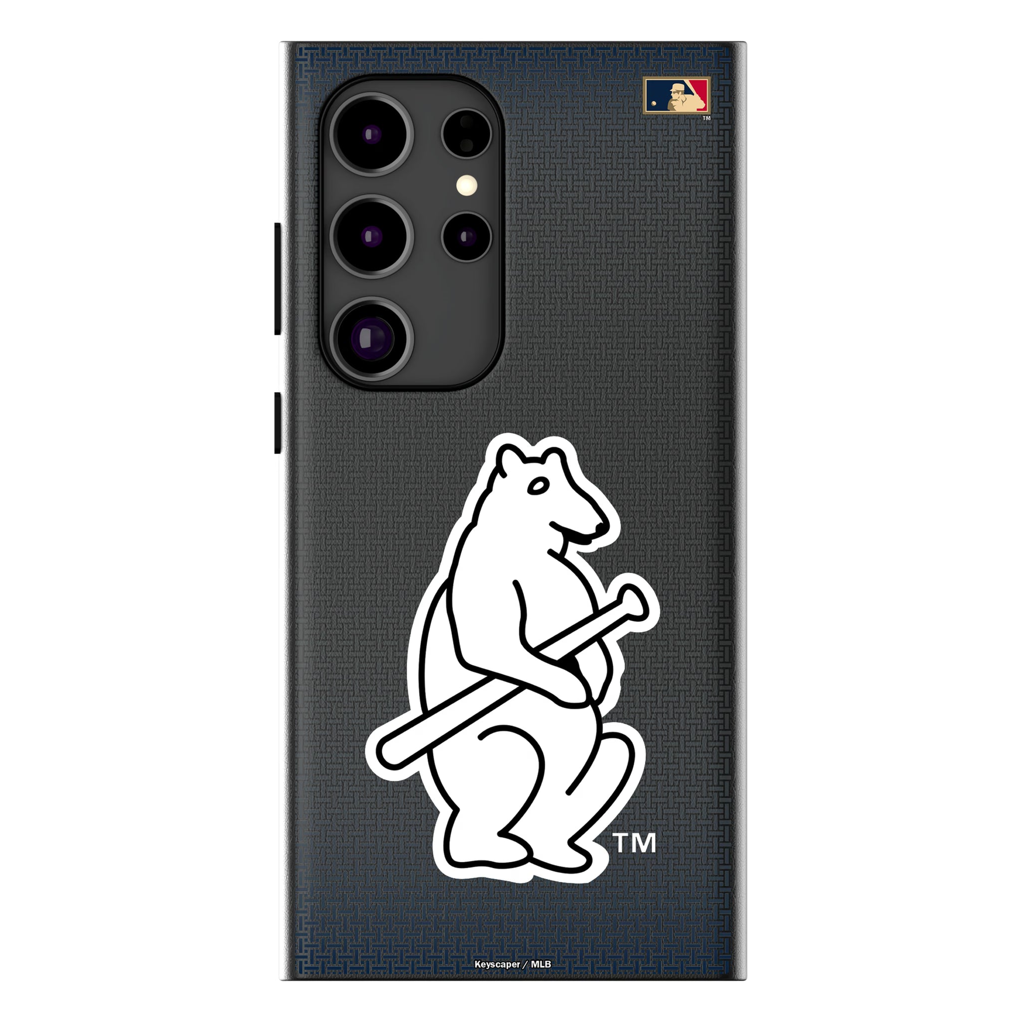 Chicago Cubs 1914 - Cooperstown Collection Linen Galaxy MagSafe Compatible Phone Case for Samsung Galaxy
