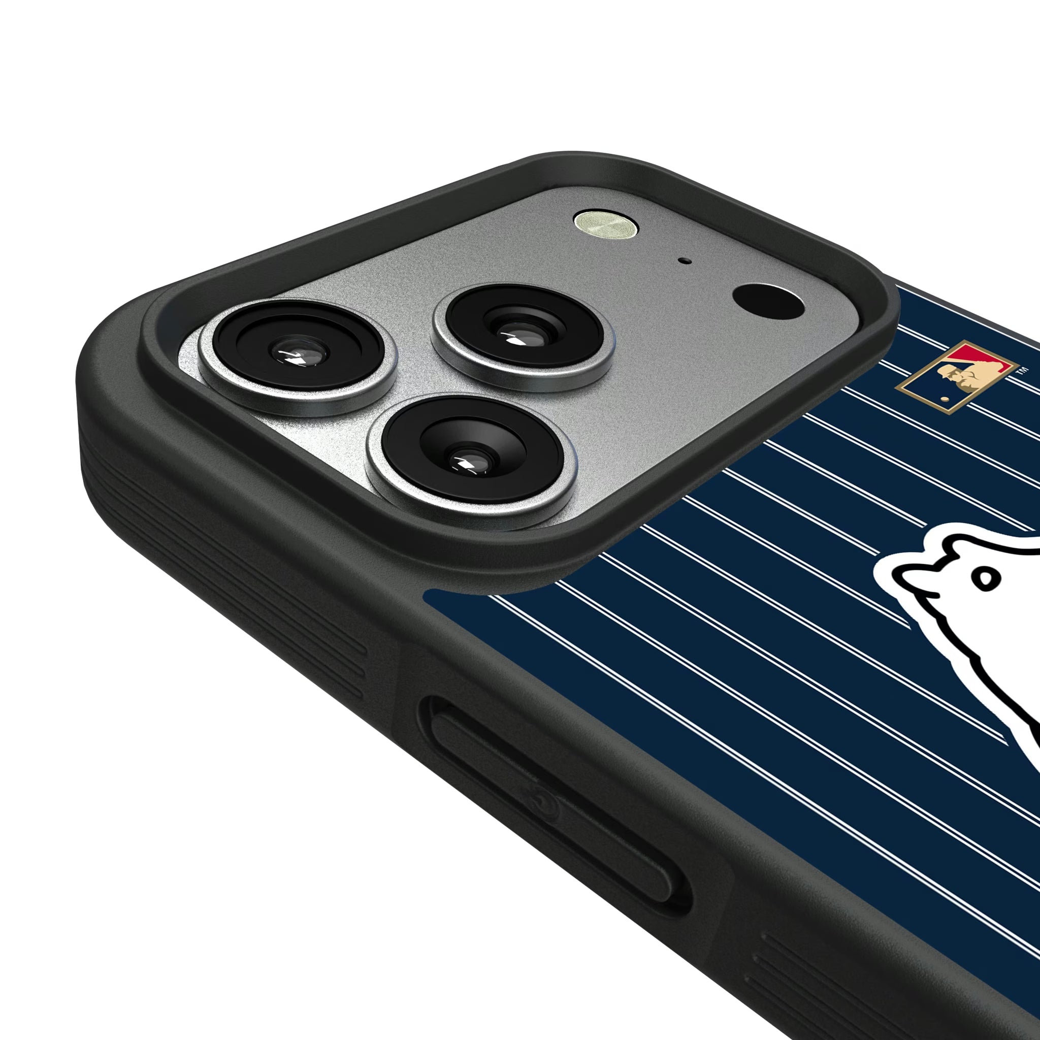Chicago Cubs 1914 - Cooperstown Collection Pinstripe iPhone Bump Phone Case for Apple iPhone - Detail#Device_iPhone 17 Pro