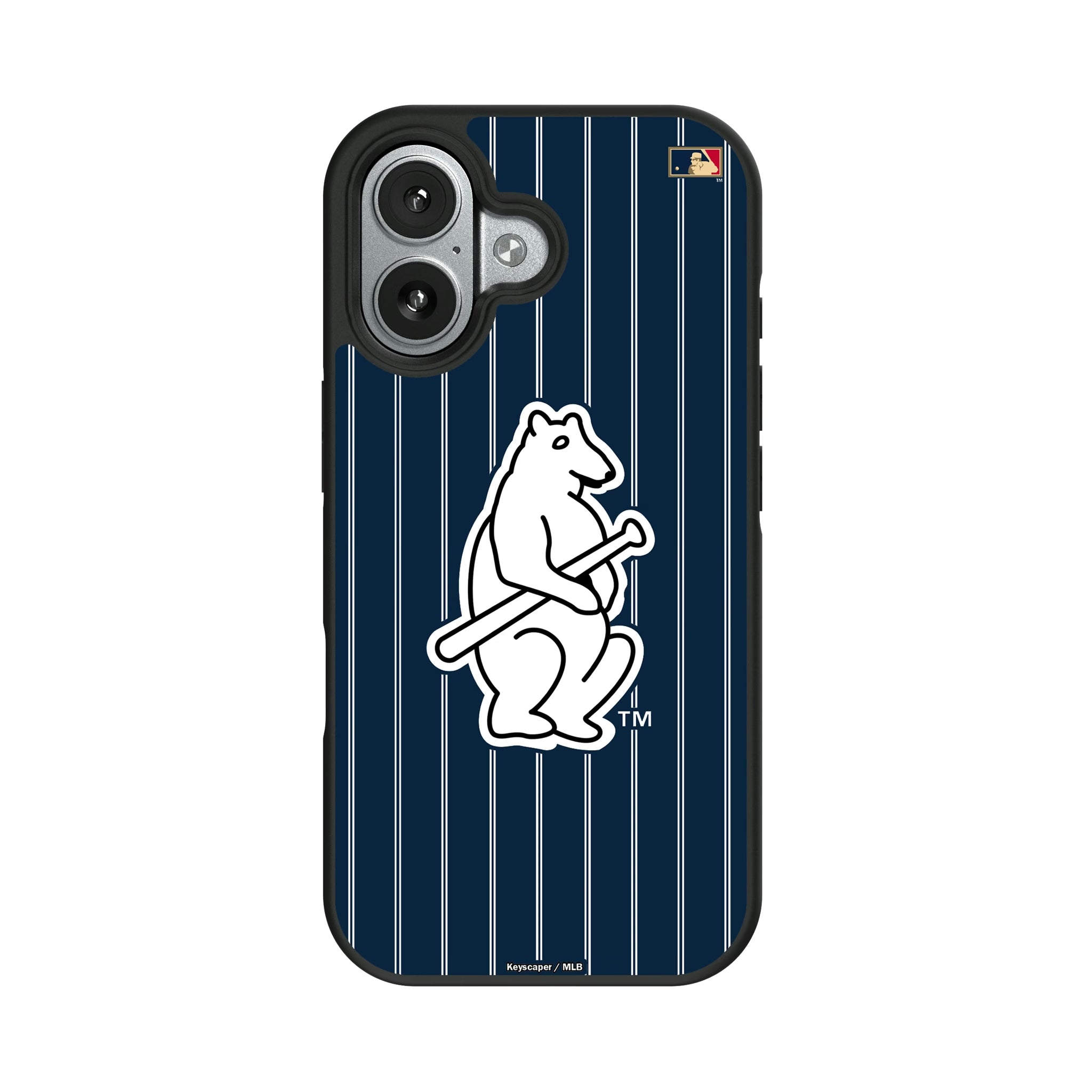 Chicago Cubs 1914 - Cooperstown Collection Pinstripe iPhone Bump Phone Case for Apple iPhone#Device_iPhone 17