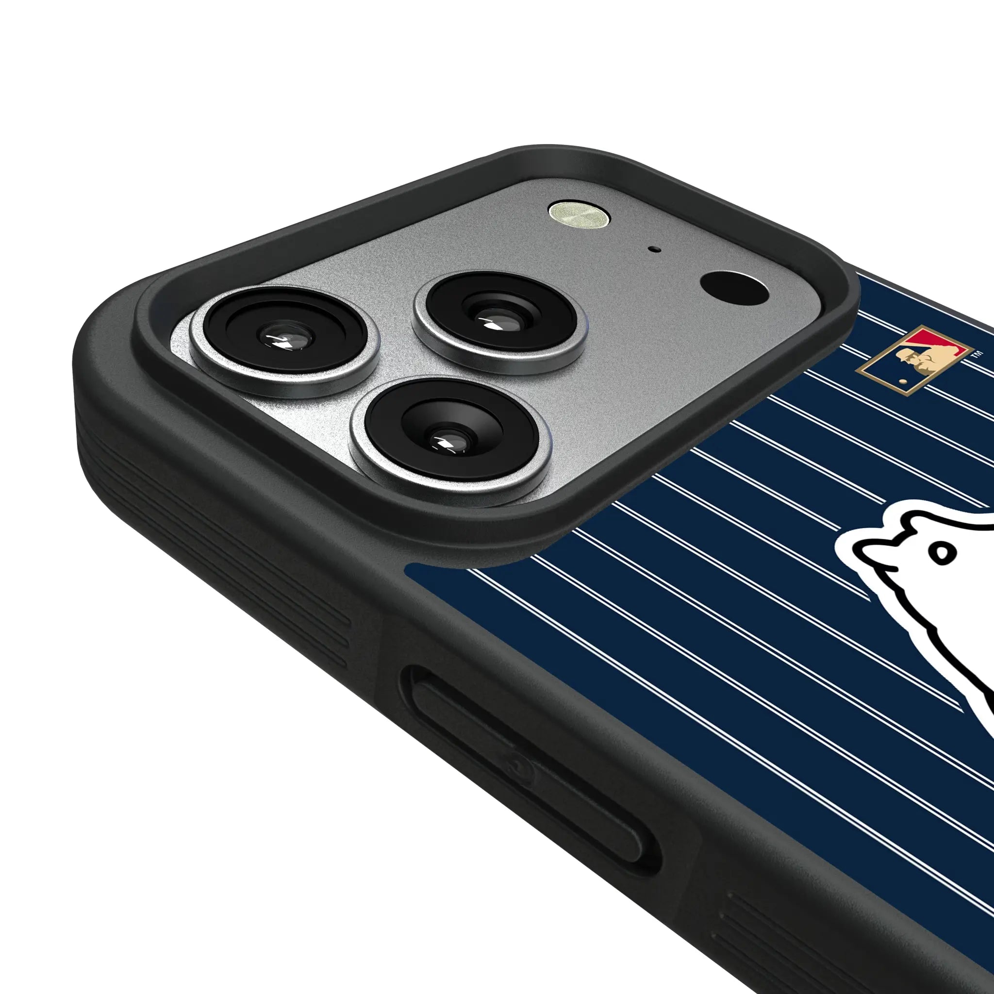 Chicago Cubs 1914 - Cooperstown Collection Pinstripe iPhone Bump Phone Case for Apple iPhone - Detail#Device_iPhone 17 Pro