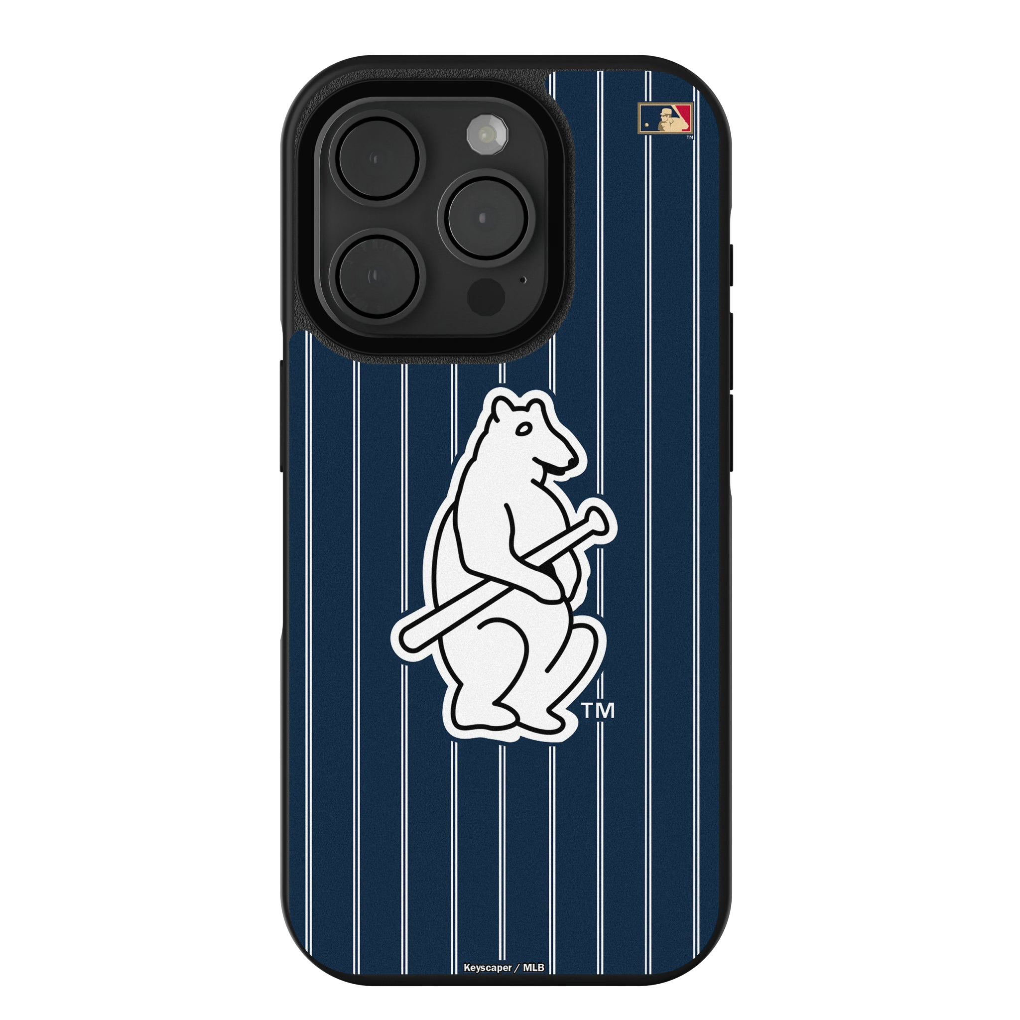 Chicago Cubs 1914 - Cooperstown Collection Pinstripe iPhone Bump Phone Case for Apple iPhone