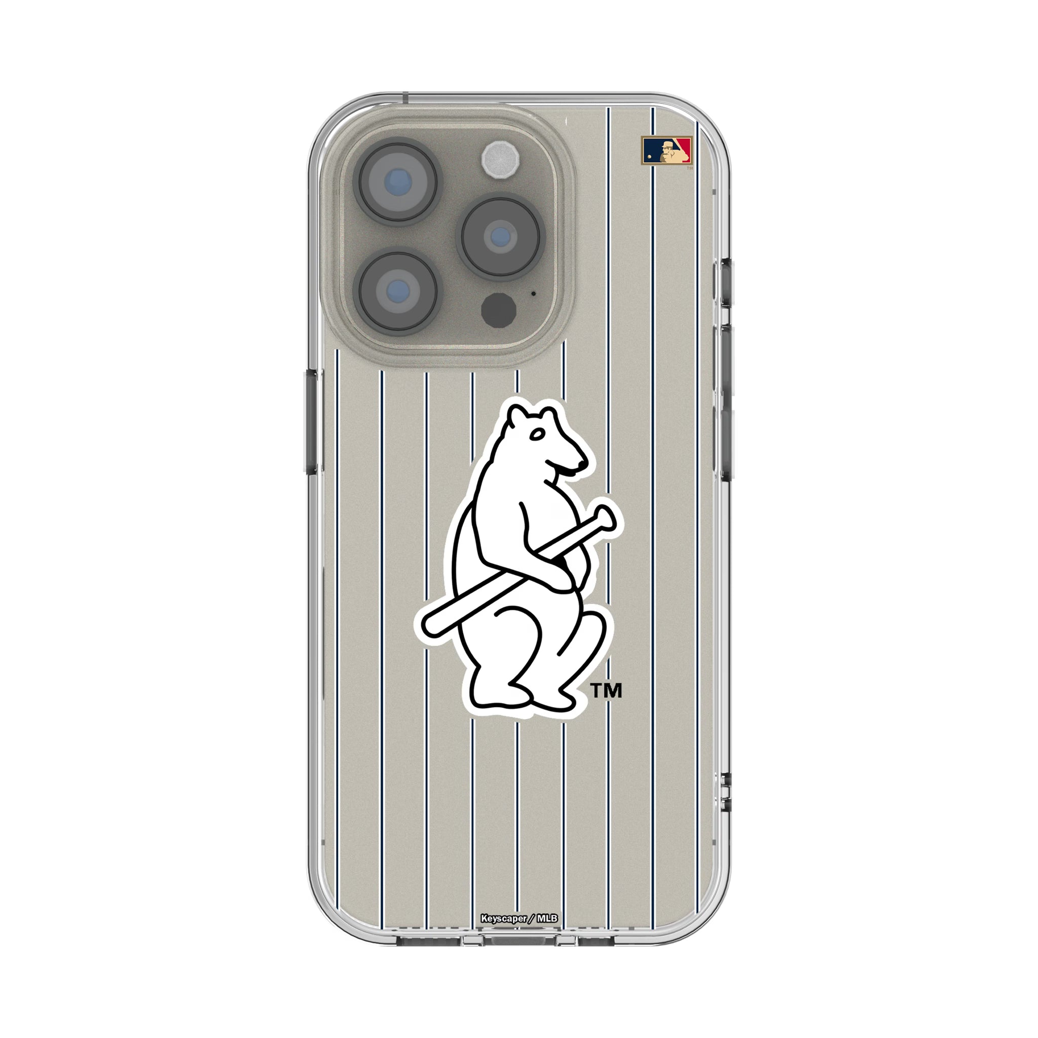 Chicago Cubs 1914 - Cooperstown Collection Pinstripe iPhone Clear Phone Case for Apple iPhone