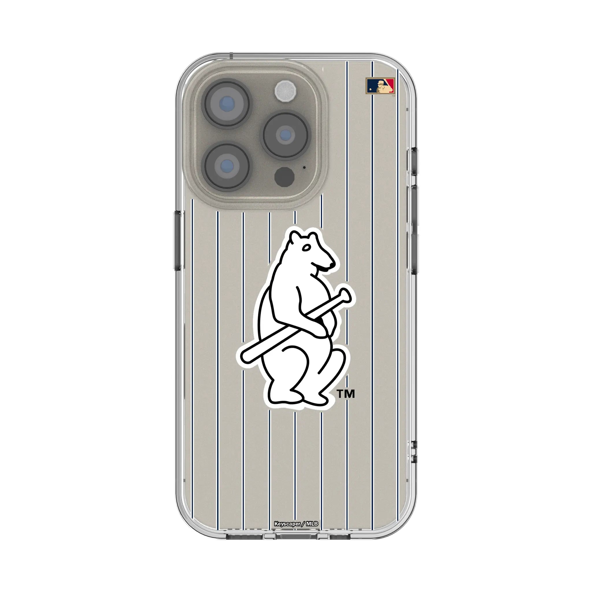 Chicago Cubs 1914 - Cooperstown Collection Pinstripe iPhone Clear Phone Case for Apple iPhone