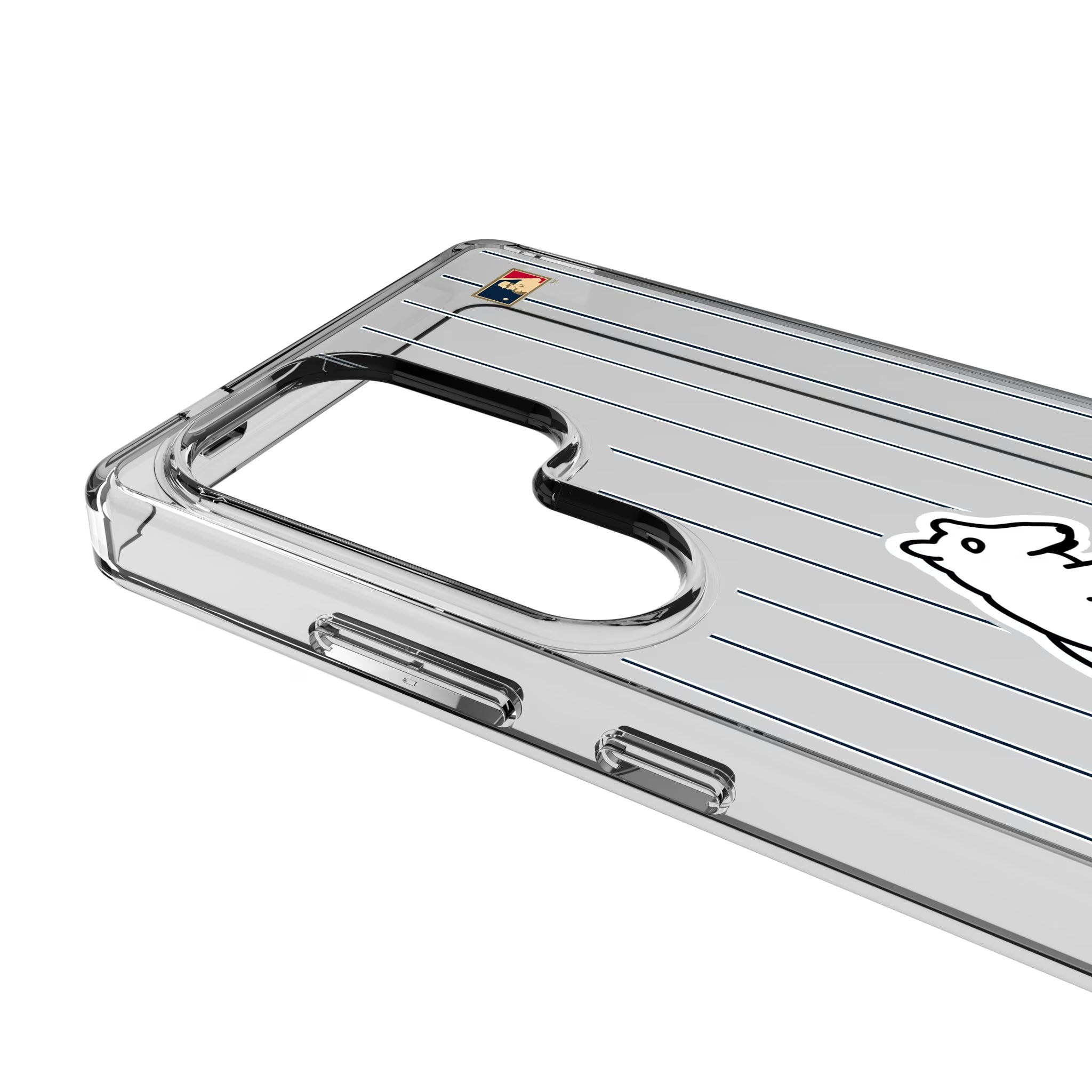 Chicago Cubs 1914 - Cooperstown Collection Pinstripe Galaxy Clear Phone Case for Samsung Galaxy - Detail