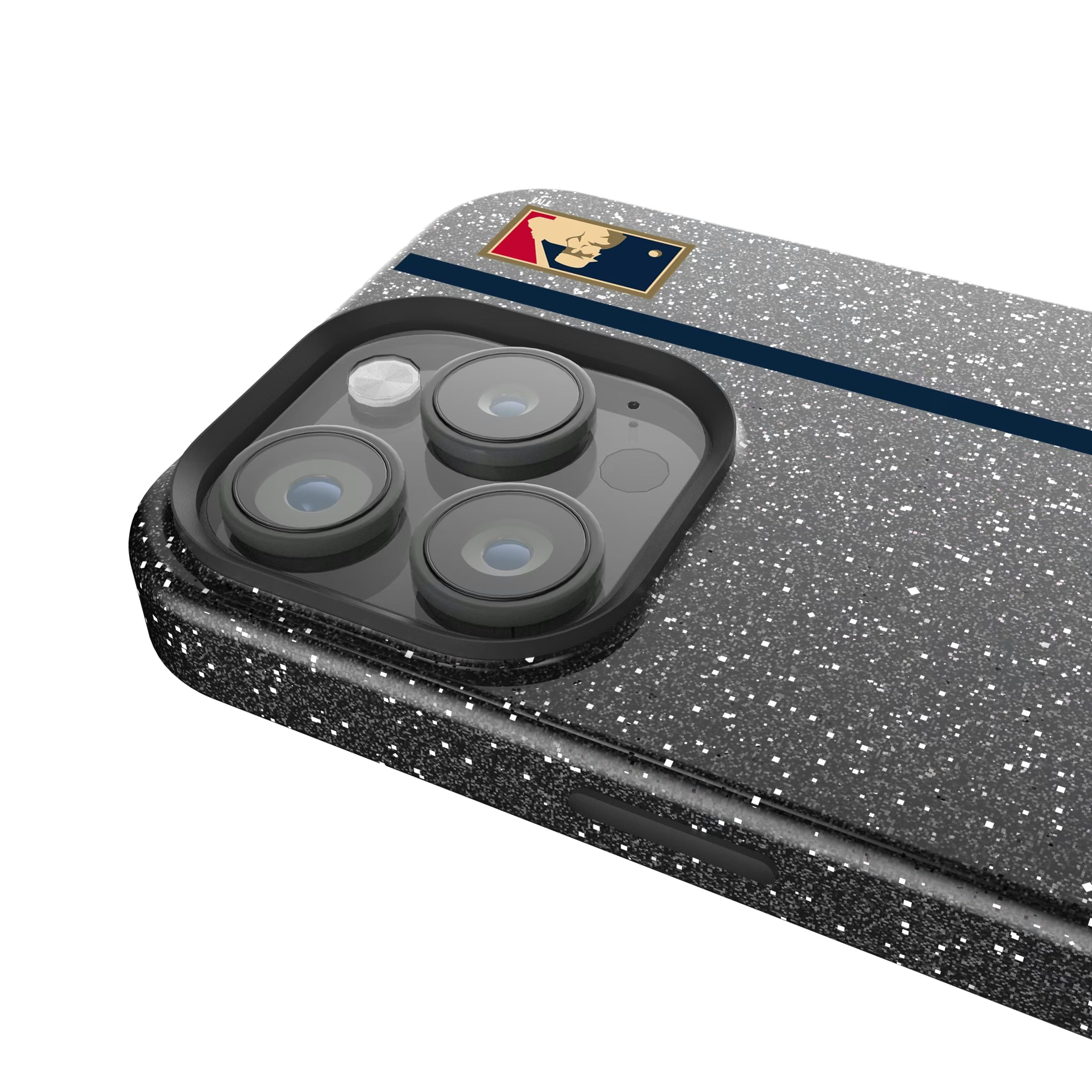 Chicago Cubs 1914 - Cooperstown Collection Sidebar iPhone Bling Phone Case for Apple iPhone - Detail