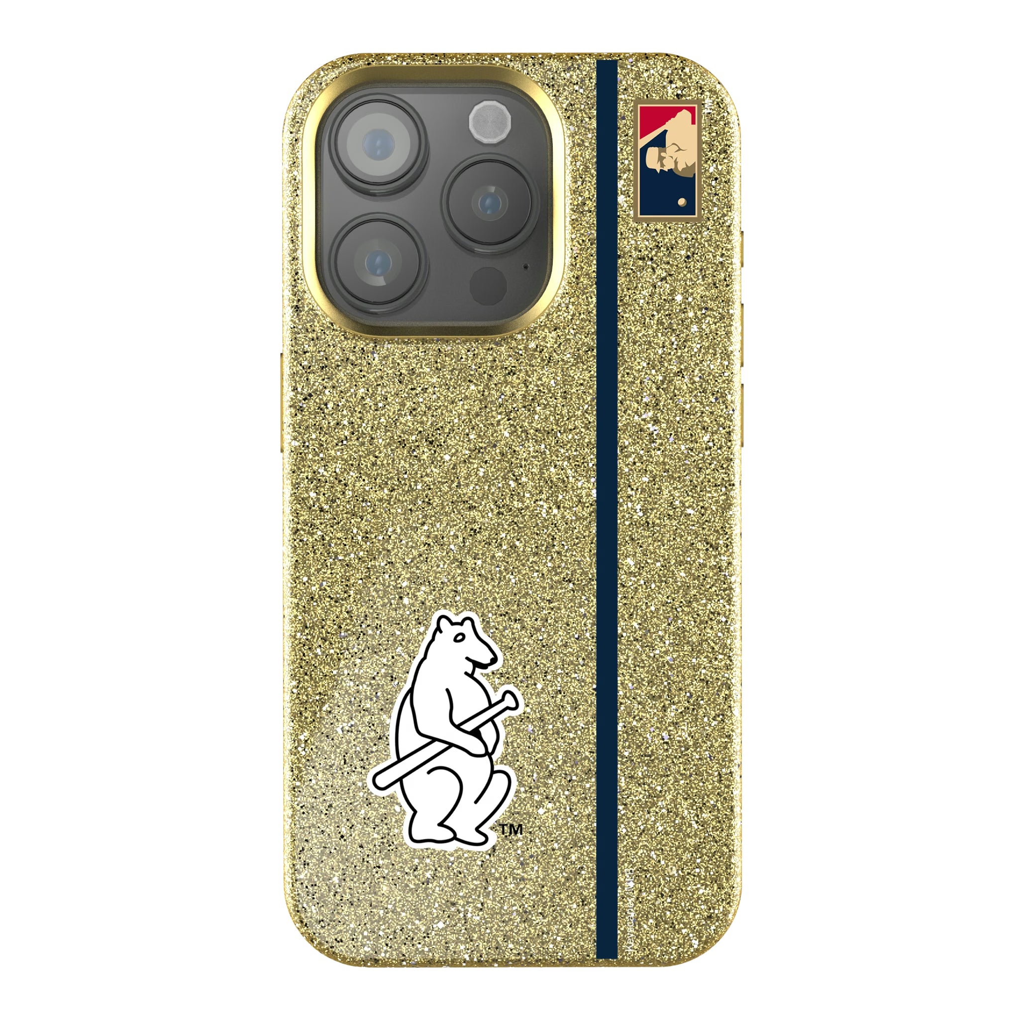 Chicago Cubs 1914 - Cooperstown Collection Sidebar iPhone Bling Phone Case for Apple iPhone
