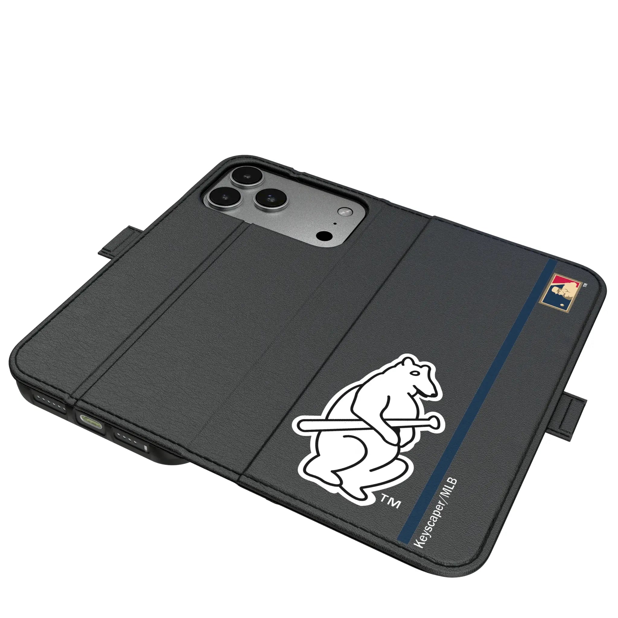 Chicago Cubs 1914 - Cooperstown Collection Sidebar iPhone Folio Phone Case for Apple iPhone#Device_iPhone 17 Pro Max