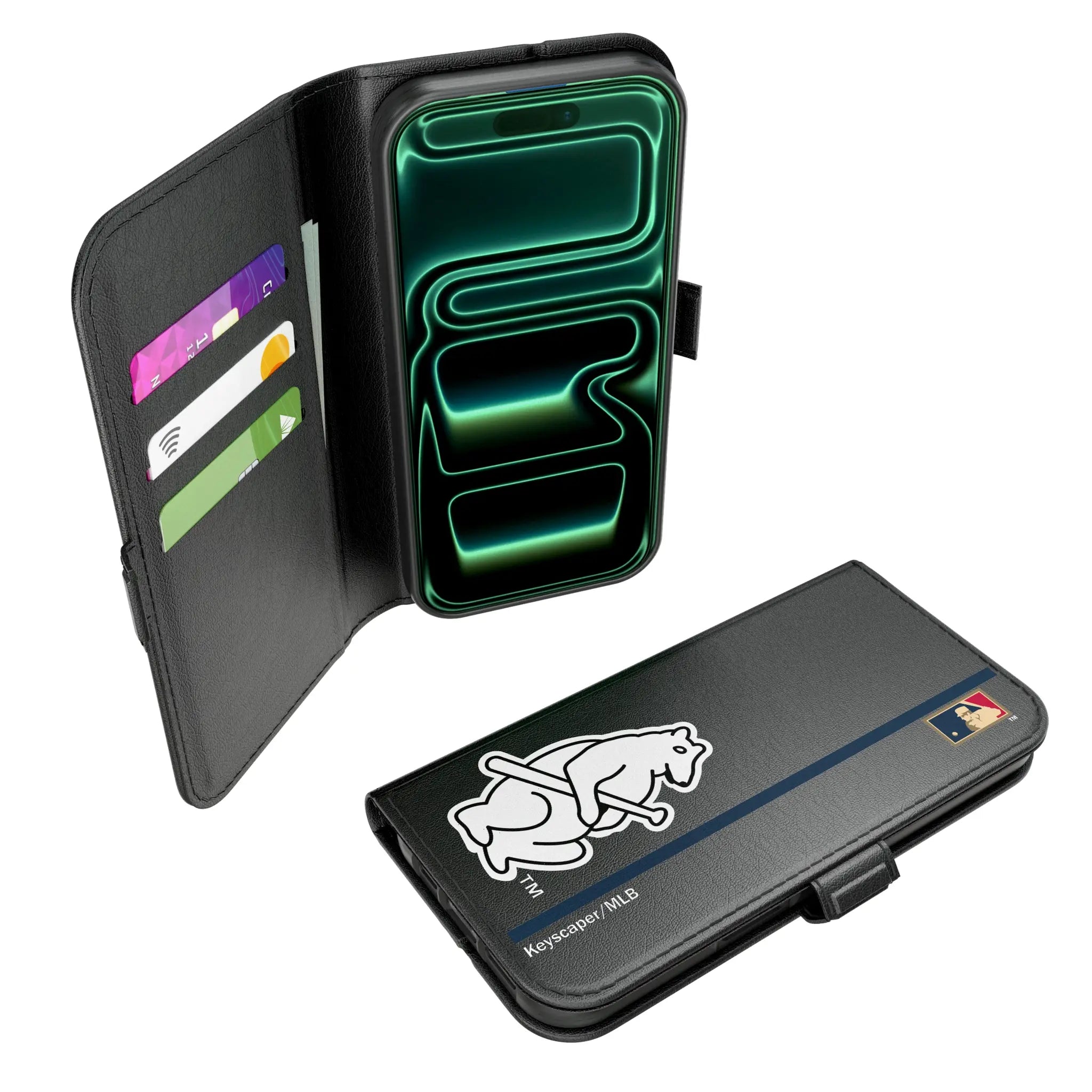 Chicago Cubs 1914 - Cooperstown Collection Sidebar iPhone Folio Phone Case for Apple iPhone#Device_iPhone 17