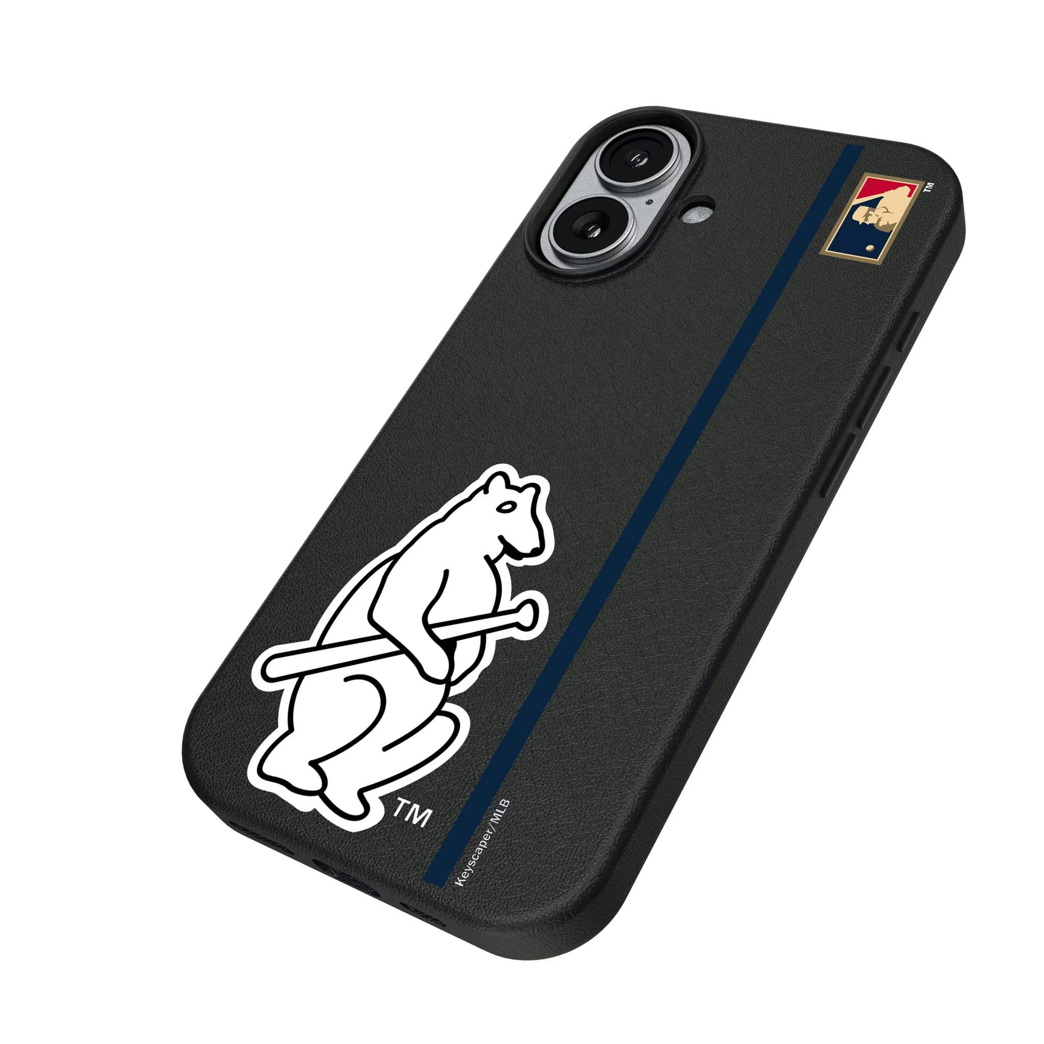 Chicago Cubs 1914 - Cooperstown Collection Sidebar iPhone MagSafe Compatible Phone Case for Apple iPhone - Isometric View#Device_iPhone 17