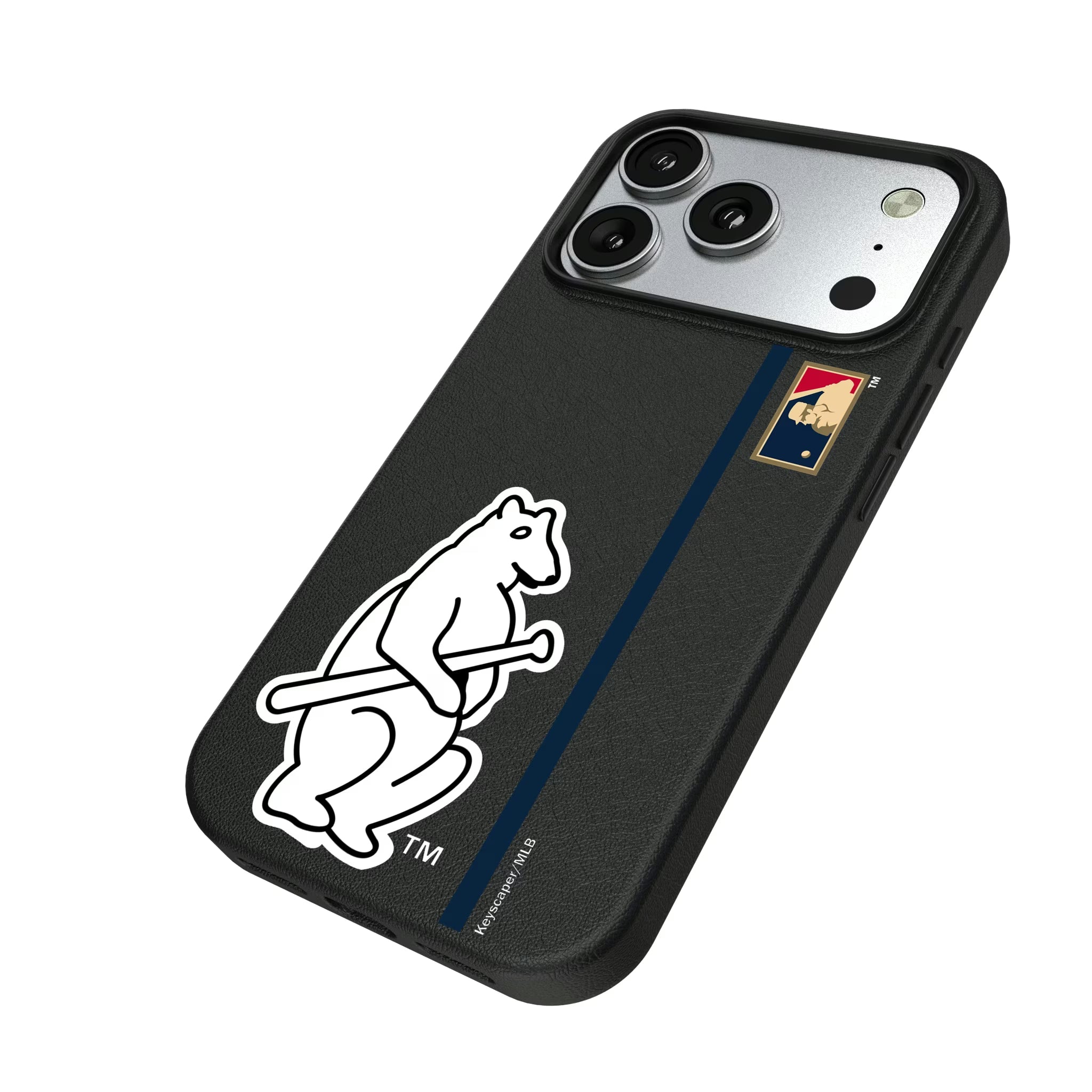 Chicago Cubs 1914 - Cooperstown Collection Sidebar iPhone MagSafe Compatible Phone Case for Apple iPhone - Isometric View#Device_iPhone 17 Pro