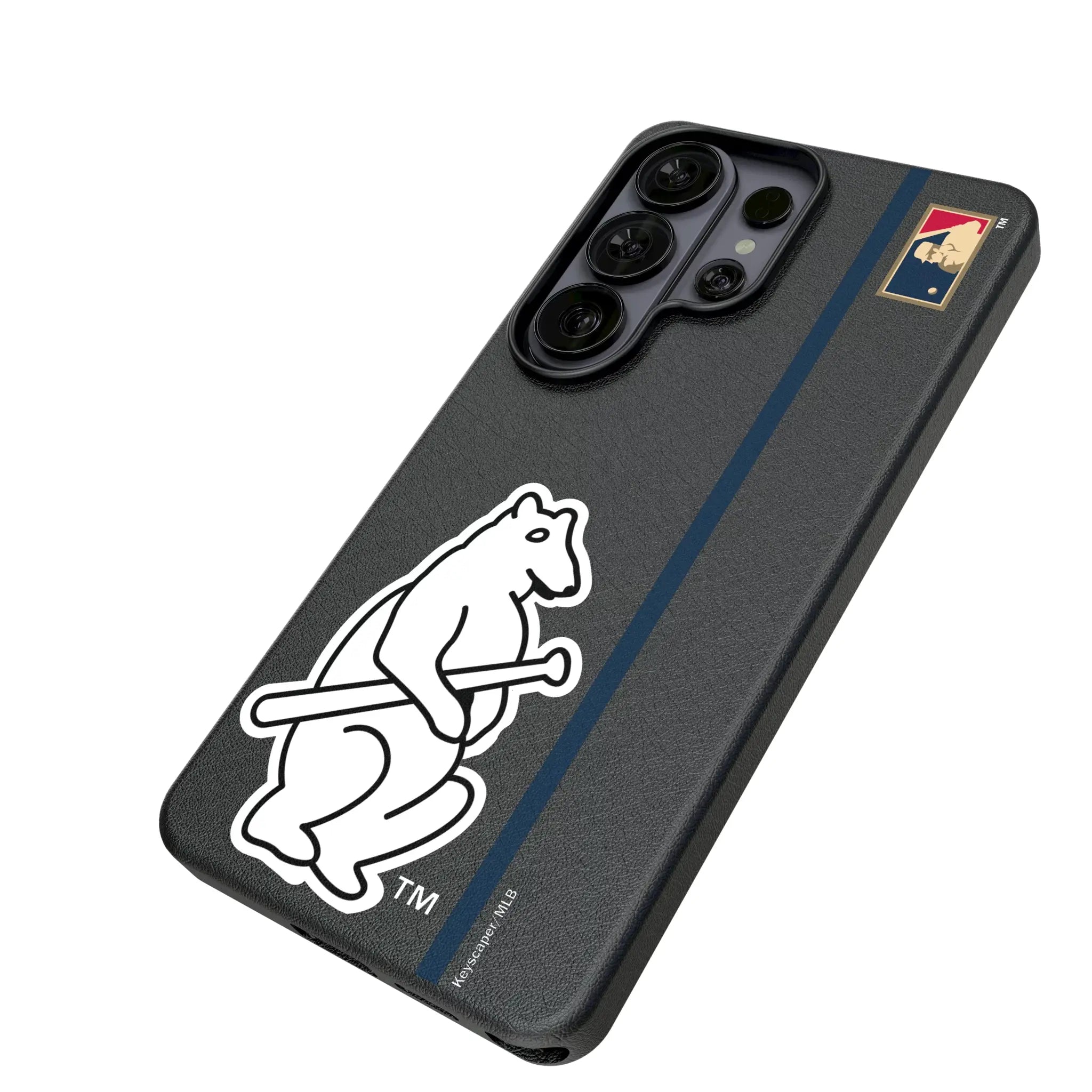 Chicago Cubs 1914 - Cooperstown Collection Sidebar Galaxy MagSafe Compatible Phone Case for Samsung Galaxy - Isometric View#Device_Galaxy S26 Ultra