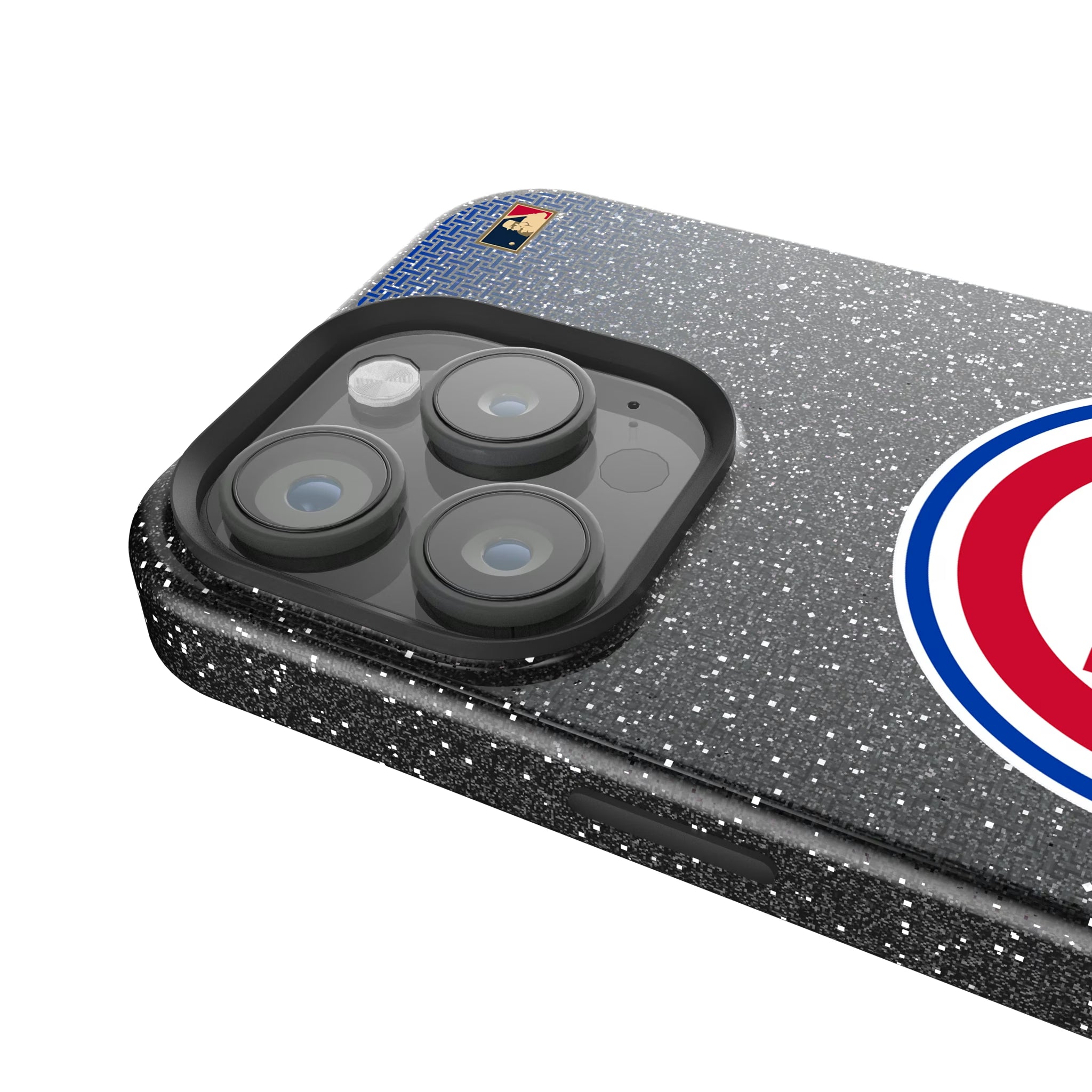 Chicago Cubs 1948-1956 - Cooperstown Collection Linen iPhone Bling Phone Case for Apple iPhone - Detail