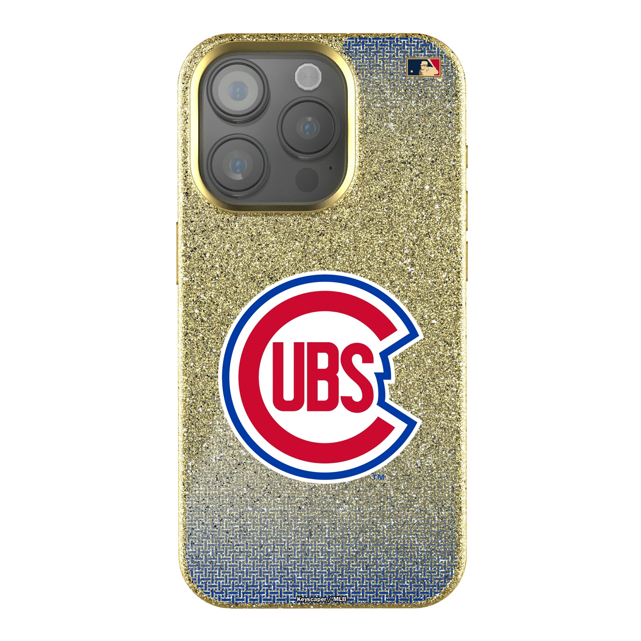 Chicago Cubs 1948-1956 - Cooperstown Collection Linen iPhone Bling Phone Case for Apple iPhone