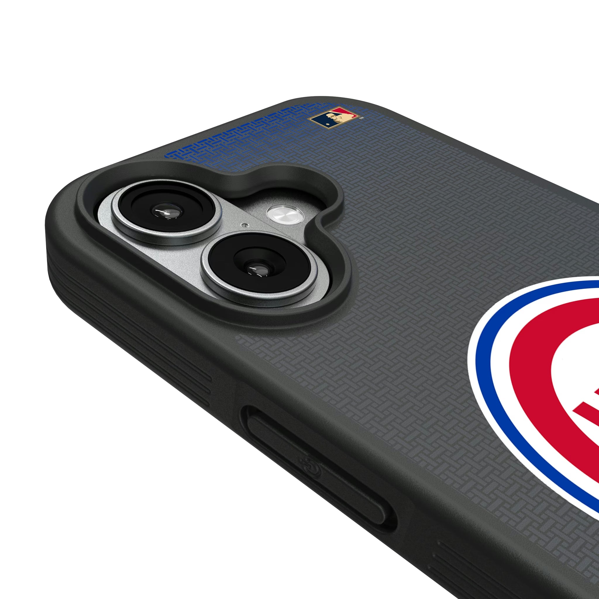 Chicago Cubs 1948-1956 - Cooperstown Collection Linen iPhone Bump Phone Case for Apple iPhone - Detail#Device_iPhone 17