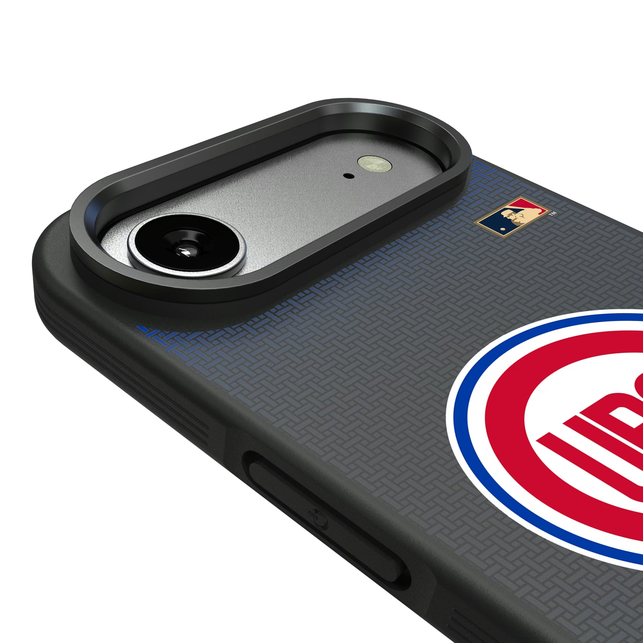 Chicago Cubs 1948-1956 - Cooperstown Collection Linen iPhone Bump Phone Case for Apple iPhone - Detail#Device_iPhone Air