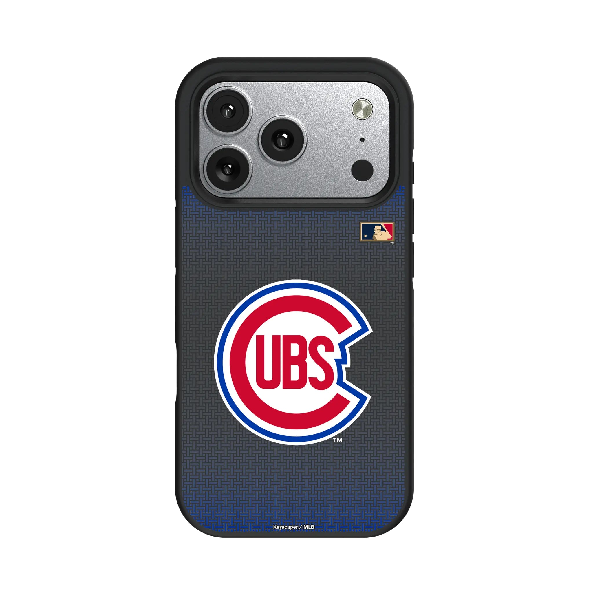 Chicago Cubs 1948-1956 - Cooperstown Collection Linen iPhone Bump Phone Case for Apple iPhone#Device_iPhone 17 Pro