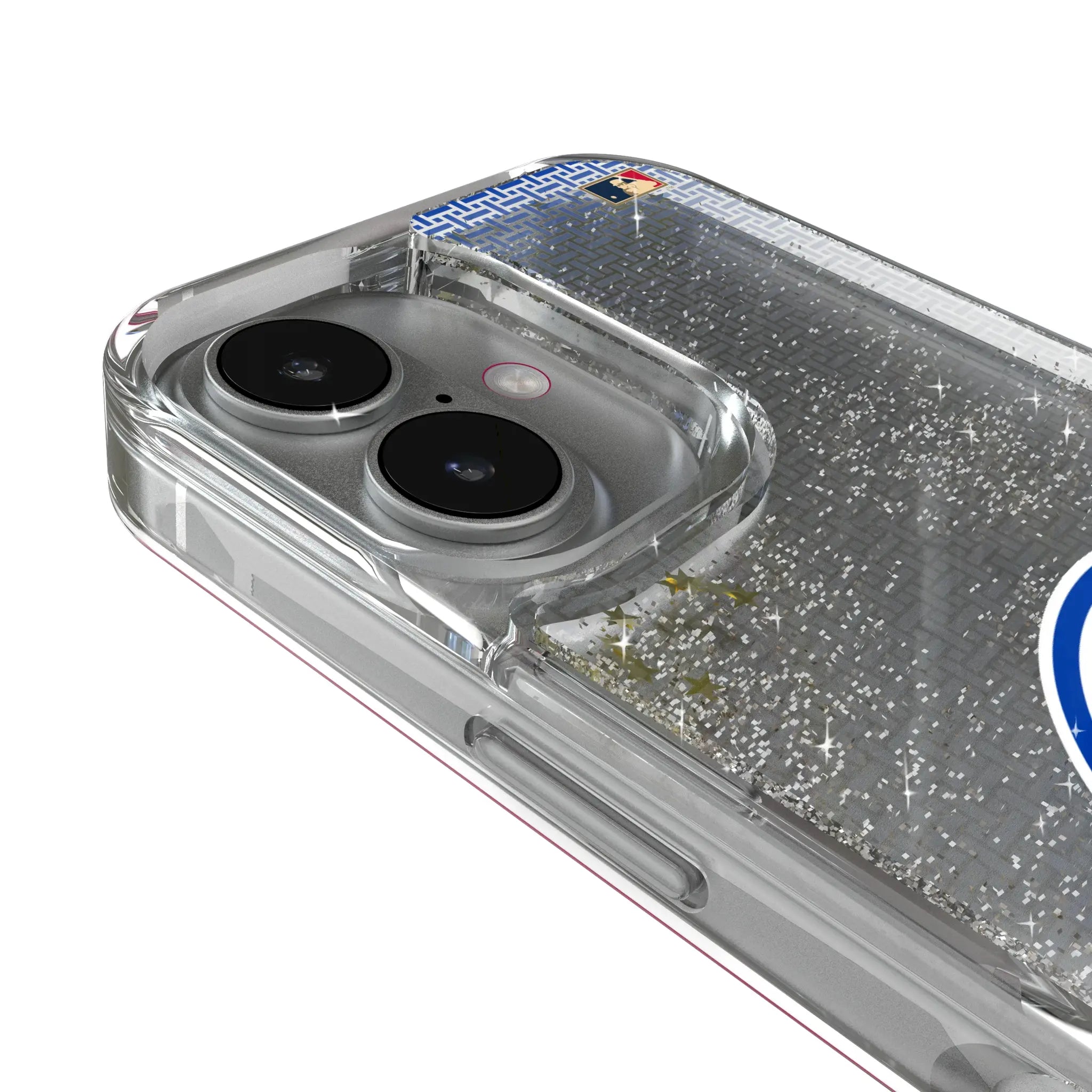 Chicago Cubs 1948-1956 - Cooperstown Collection Linen iPhone Glitter Phone Case for Apple iPhone - Detail