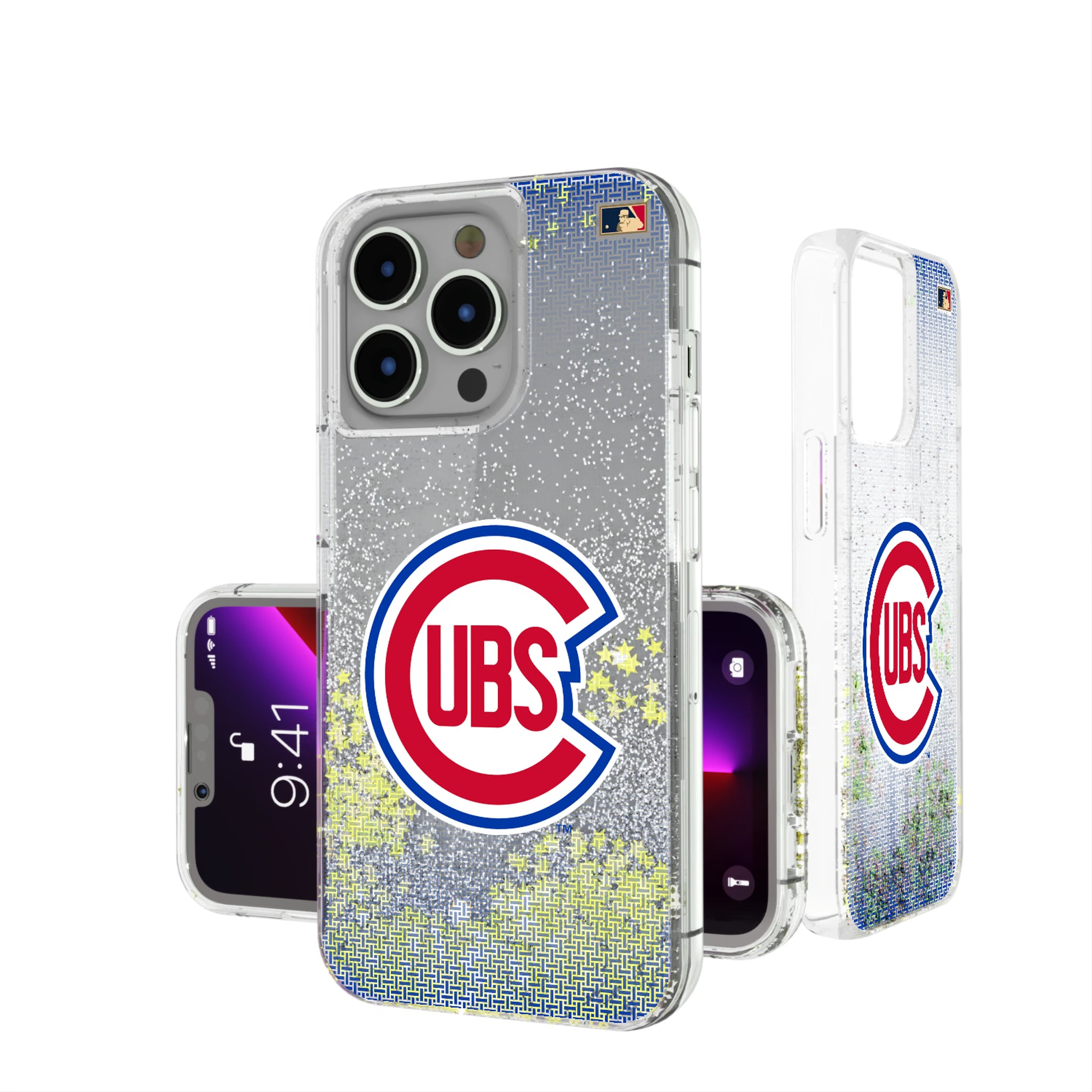 Chicago Cubs 1948-1956 - Cooperstown Collection Linen iPhone Glitter Phone Case for Apple iPhone