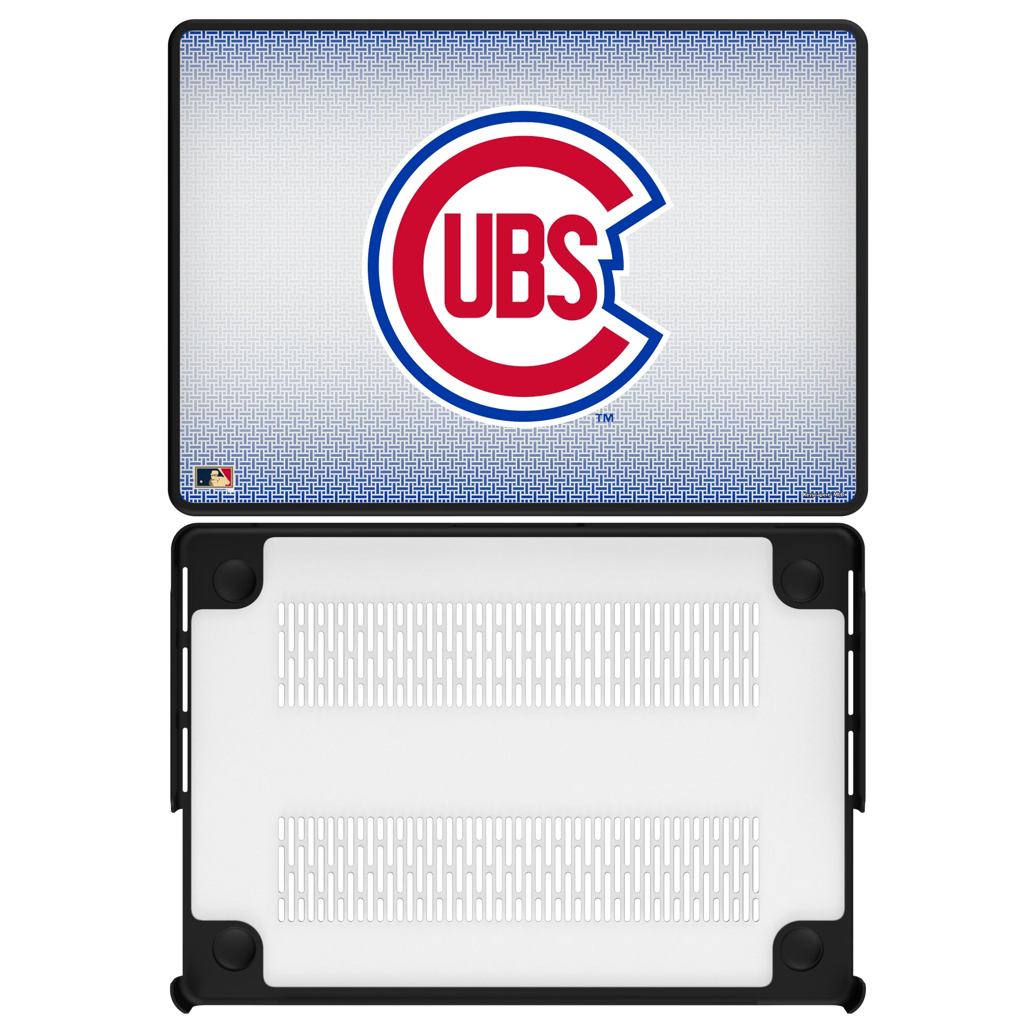 Chicago Cubs 1948-1956 - Cooperstown Collection Linen MacBook Laptop Case for Apple MacBook#Device_MacBook Pro (14-inch, 2021) / MacBook Pro (14-inch, 2023) / MacBook Pro (14-inch, 2024)