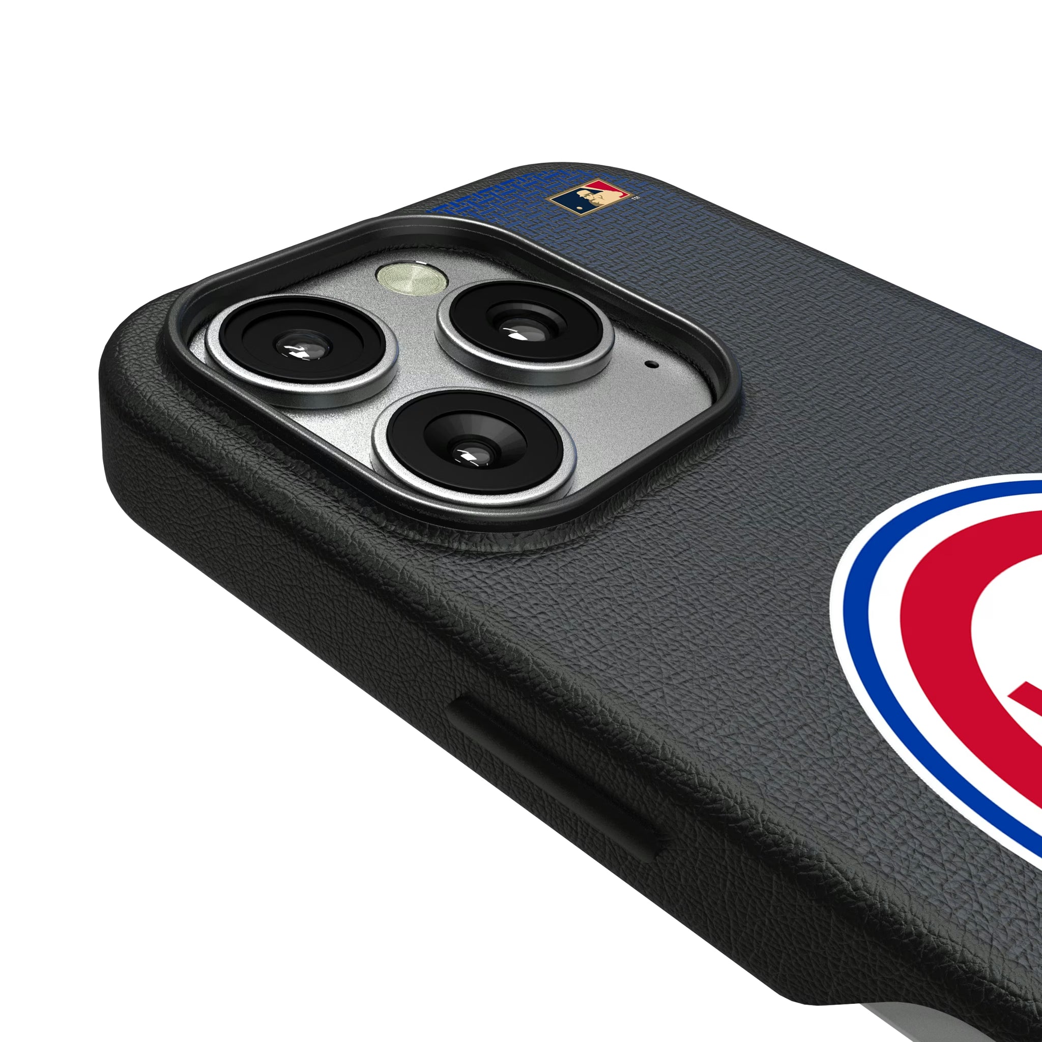 Chicago Cubs 1948-1956 - Cooperstown Collection Linen iPhone MagSafe Compatible Phone Case for Apple iPhone - Detail