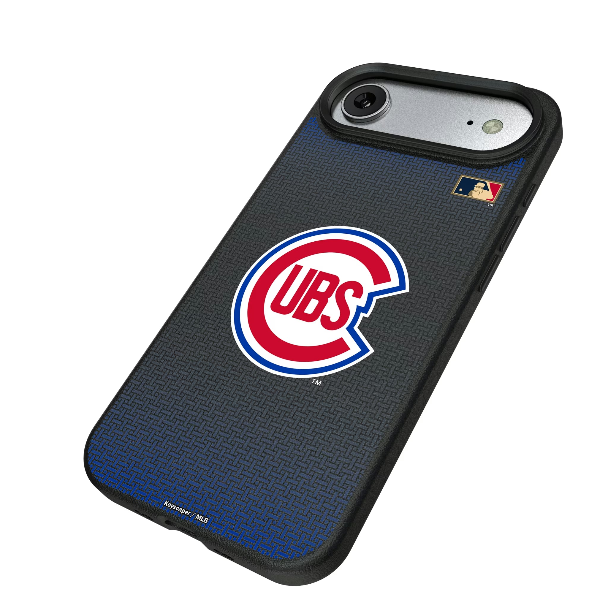 Chicago Cubs 1948-1956 - Cooperstown Collection Linen iPhone MagSafe Compatible Phone Case for Apple iPhone - Isometric View#Device_iPhone Air